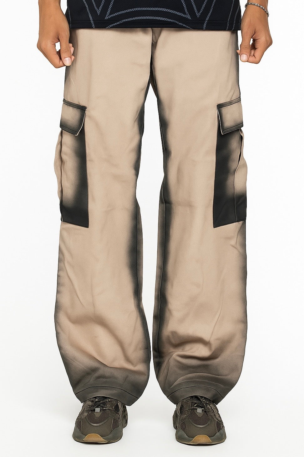 Spray Painted Six Pocket Cargo Pant