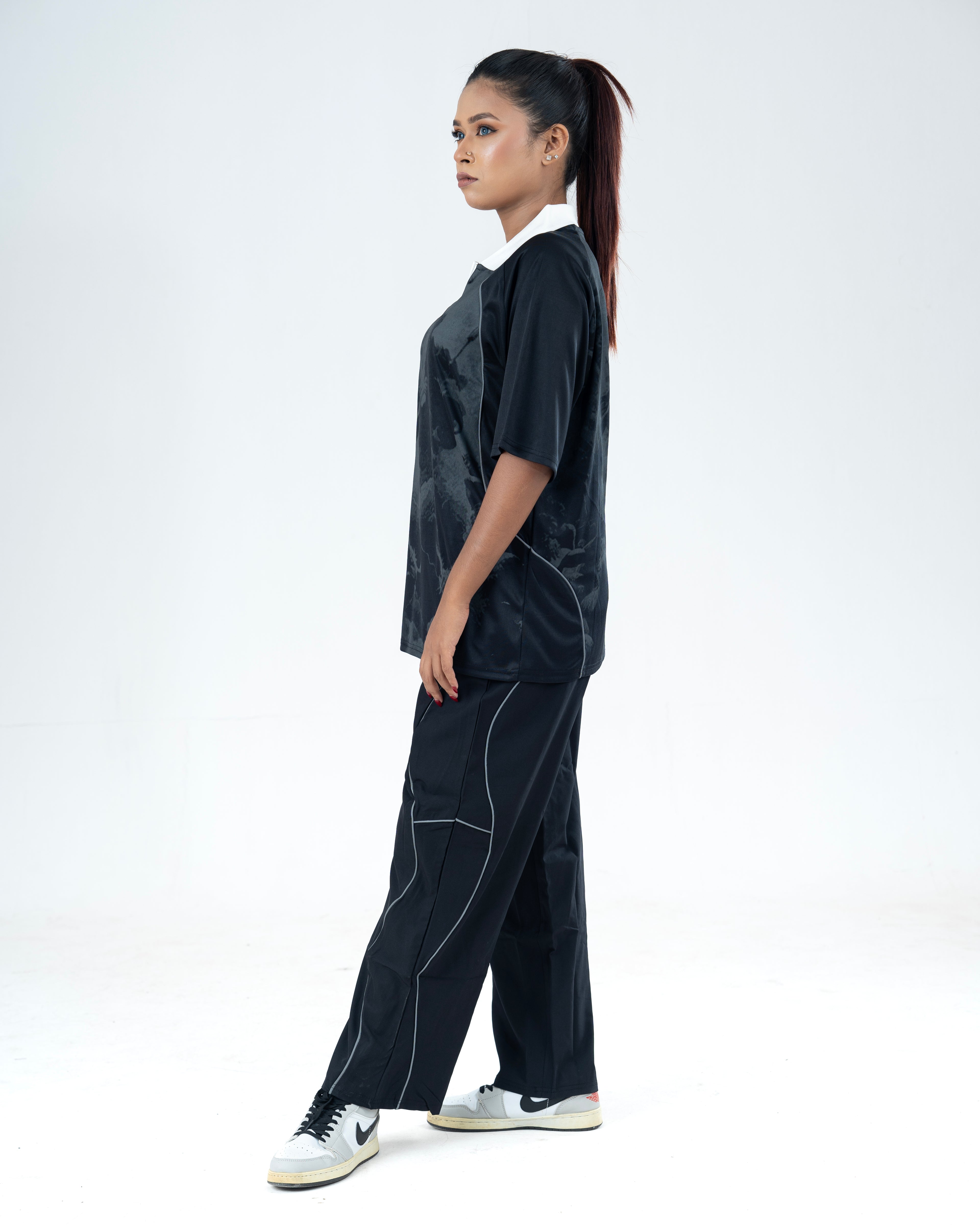 Oversized Polo Style Jersey