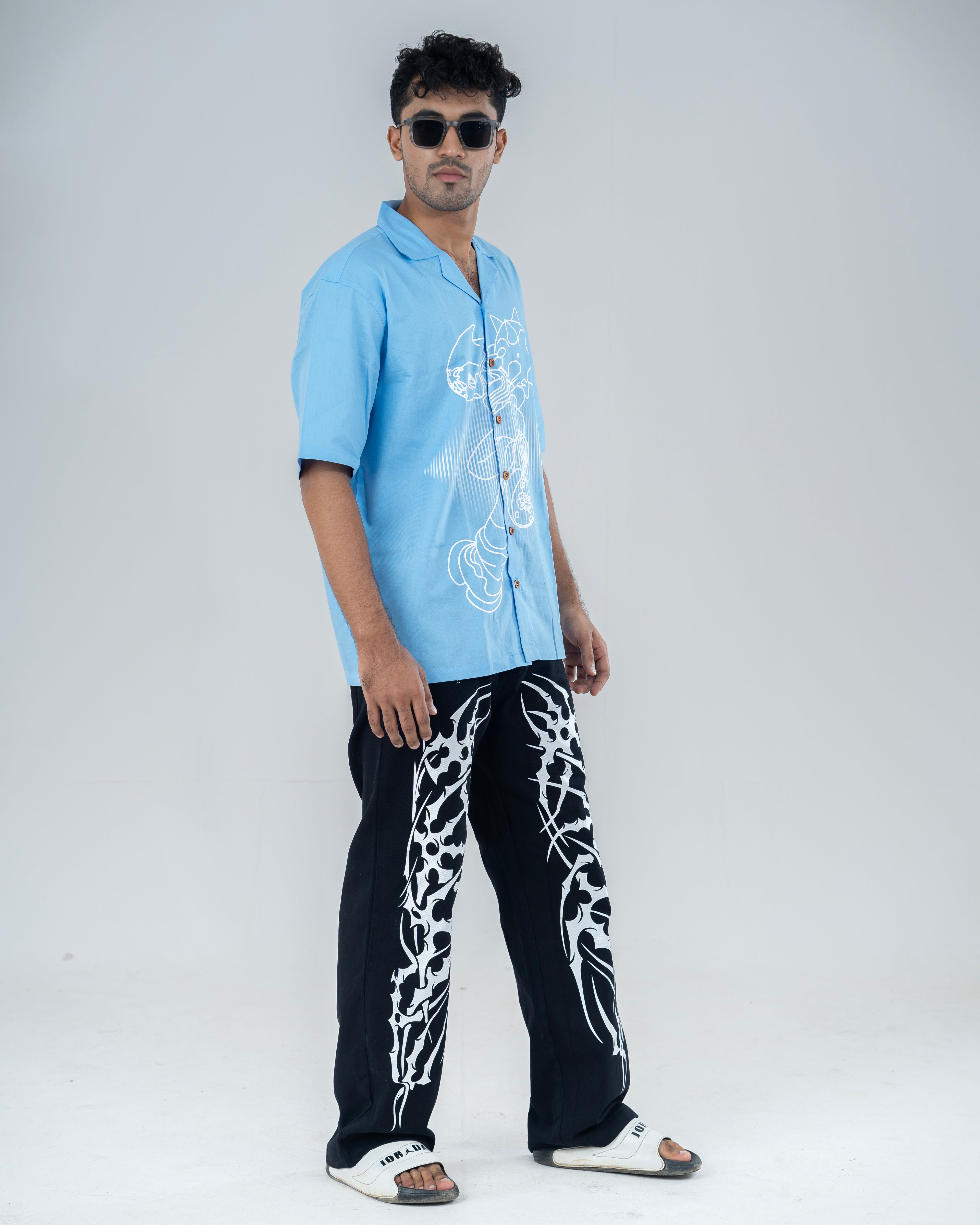 Sky Blue Cuban Shirt