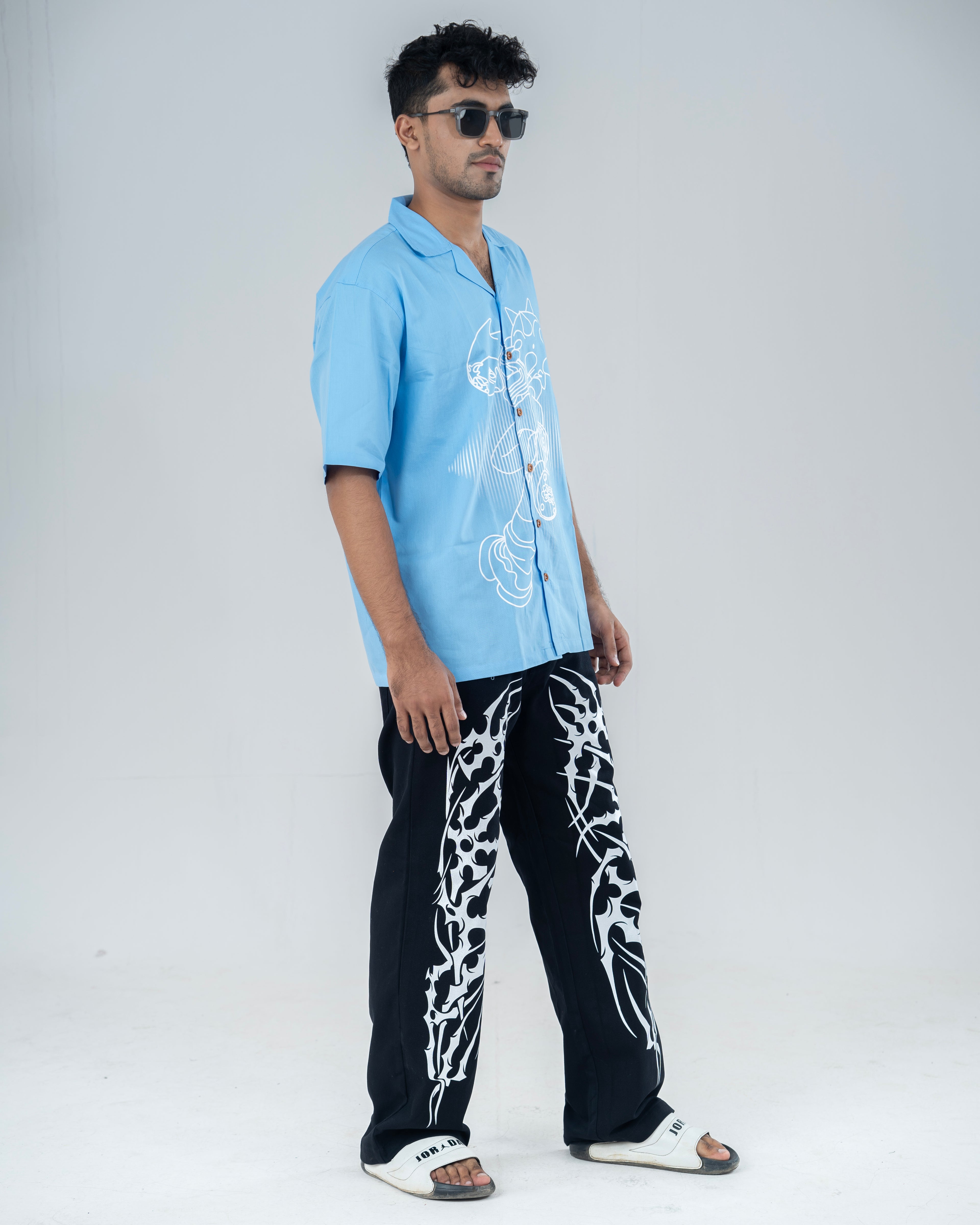 Sky Blue Cuban Shirt