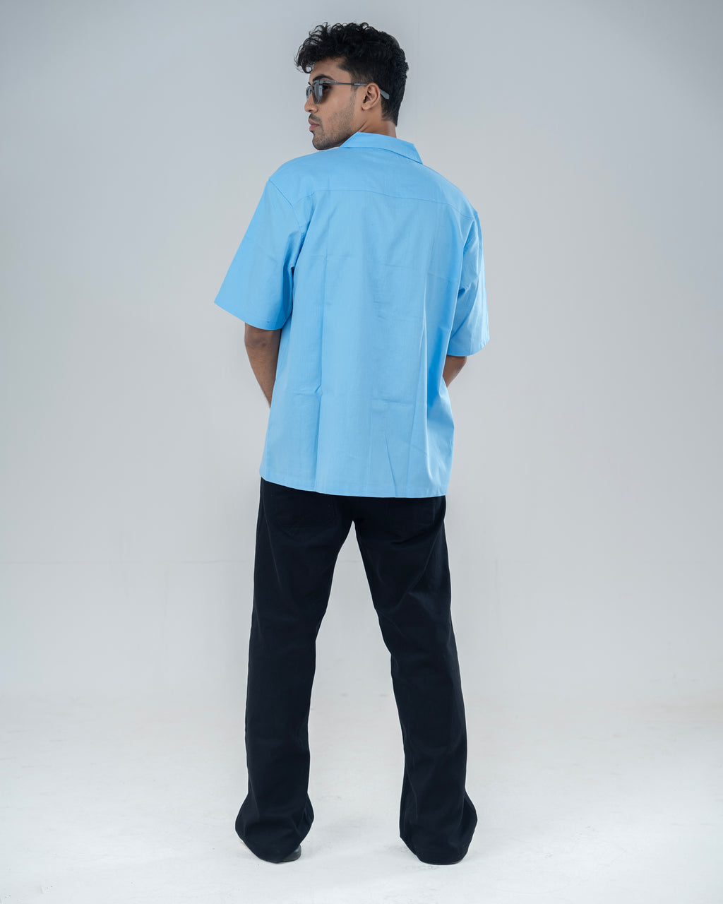 Sky Blue Cuban Shirt