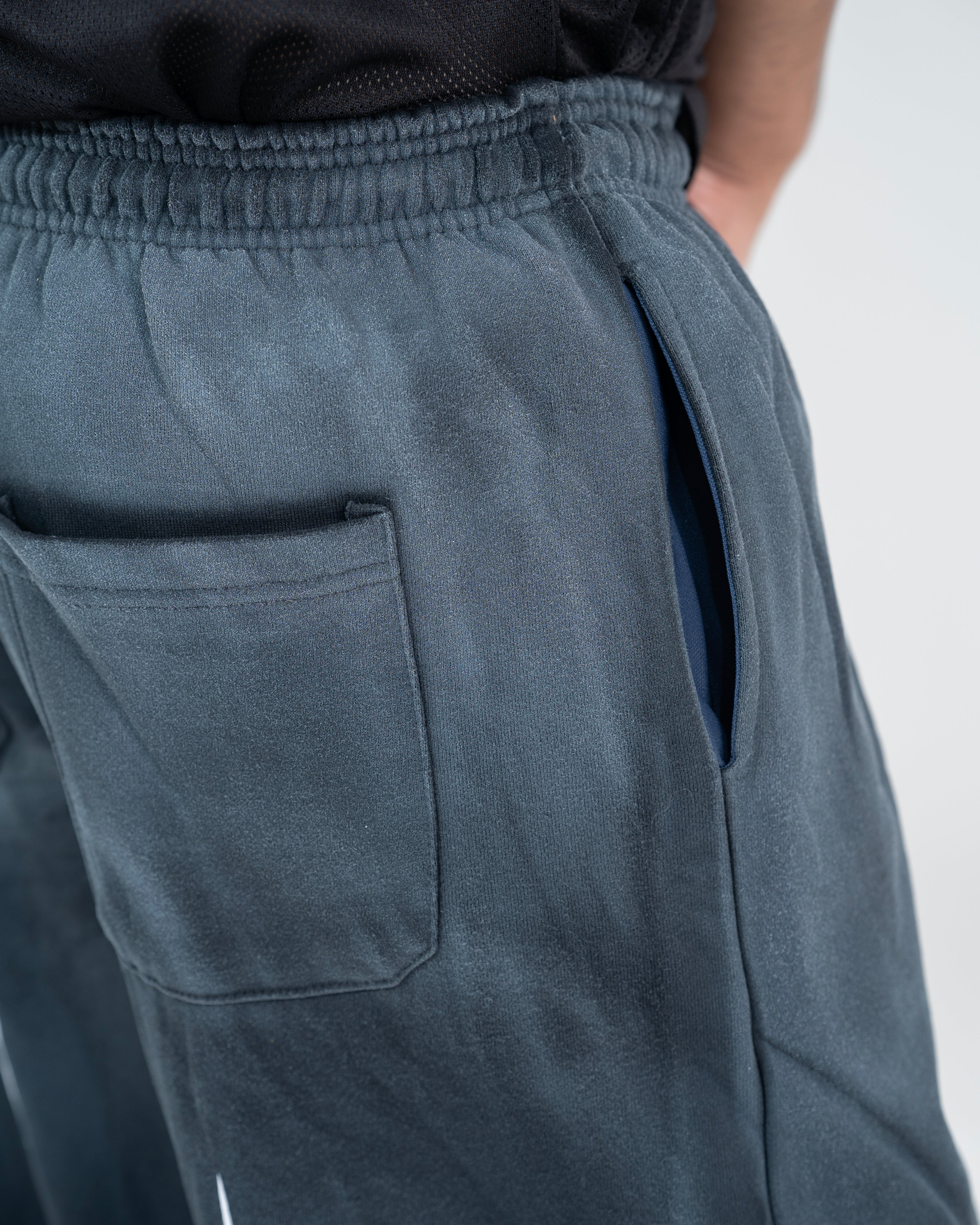 Spray Painted Sun Fade Style Baggy Jogger Pant