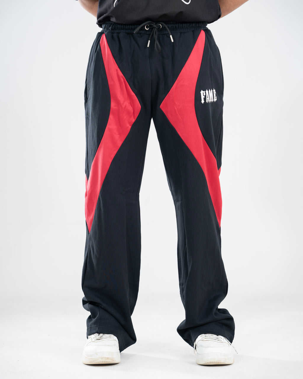 Black And Red Joggers Pant