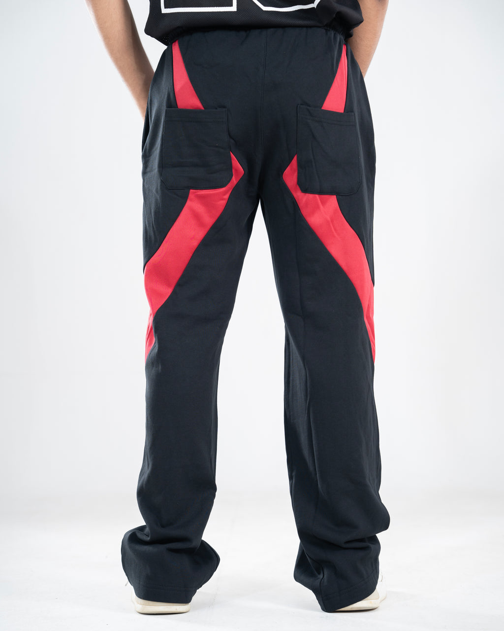 Black And Red Joggers Pant