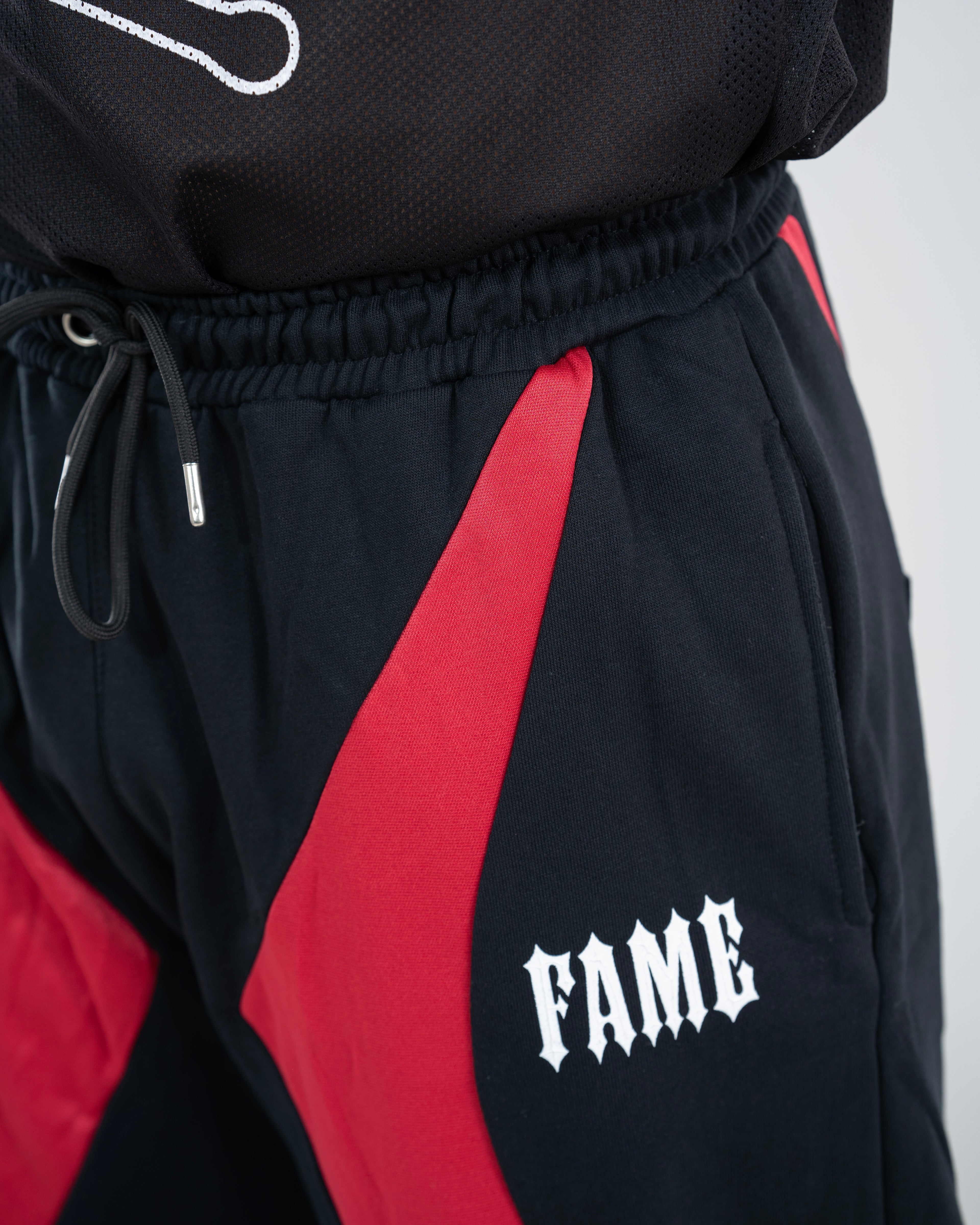 Black And Red Joggers Pant