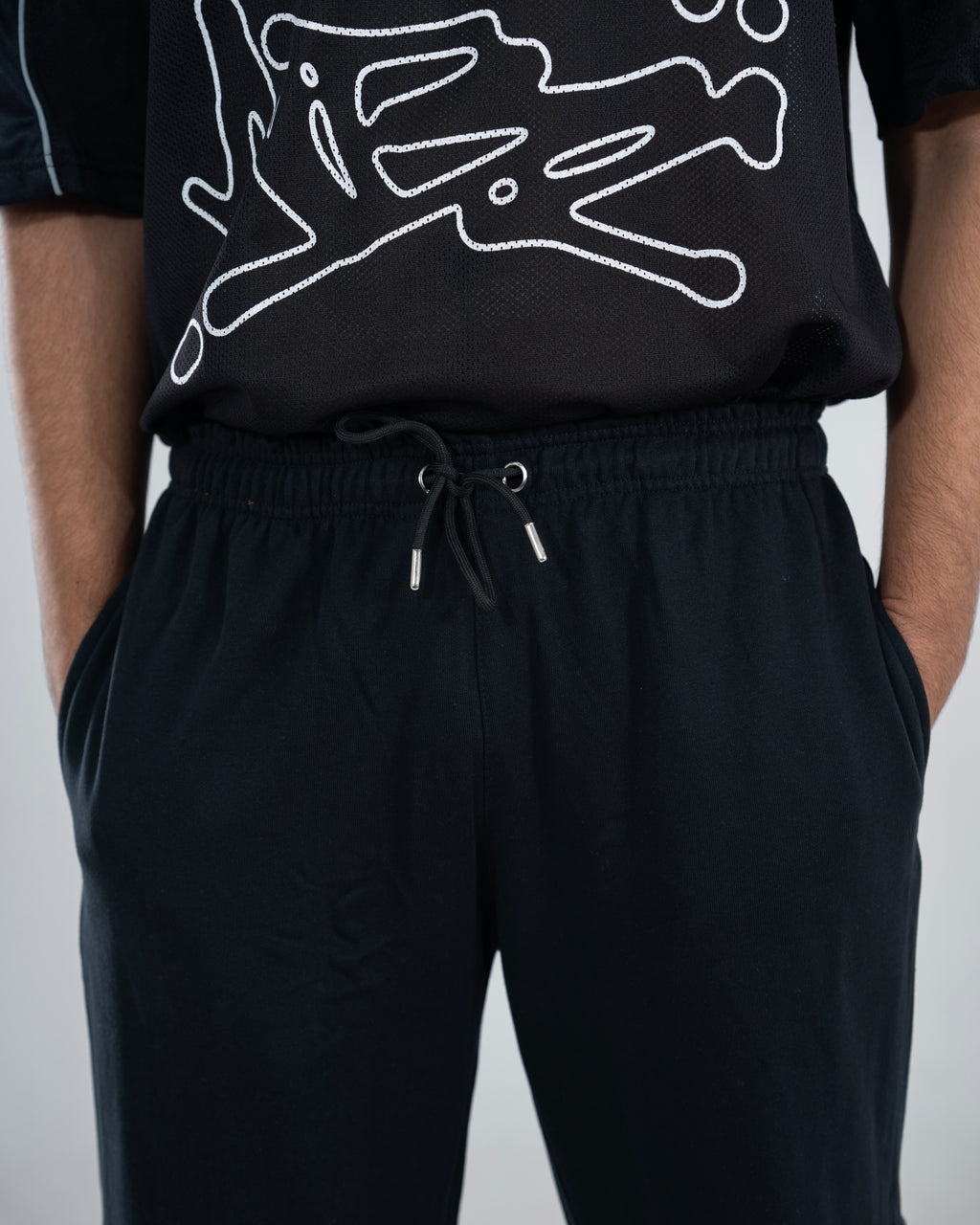 Black and Ash Joggers Pant