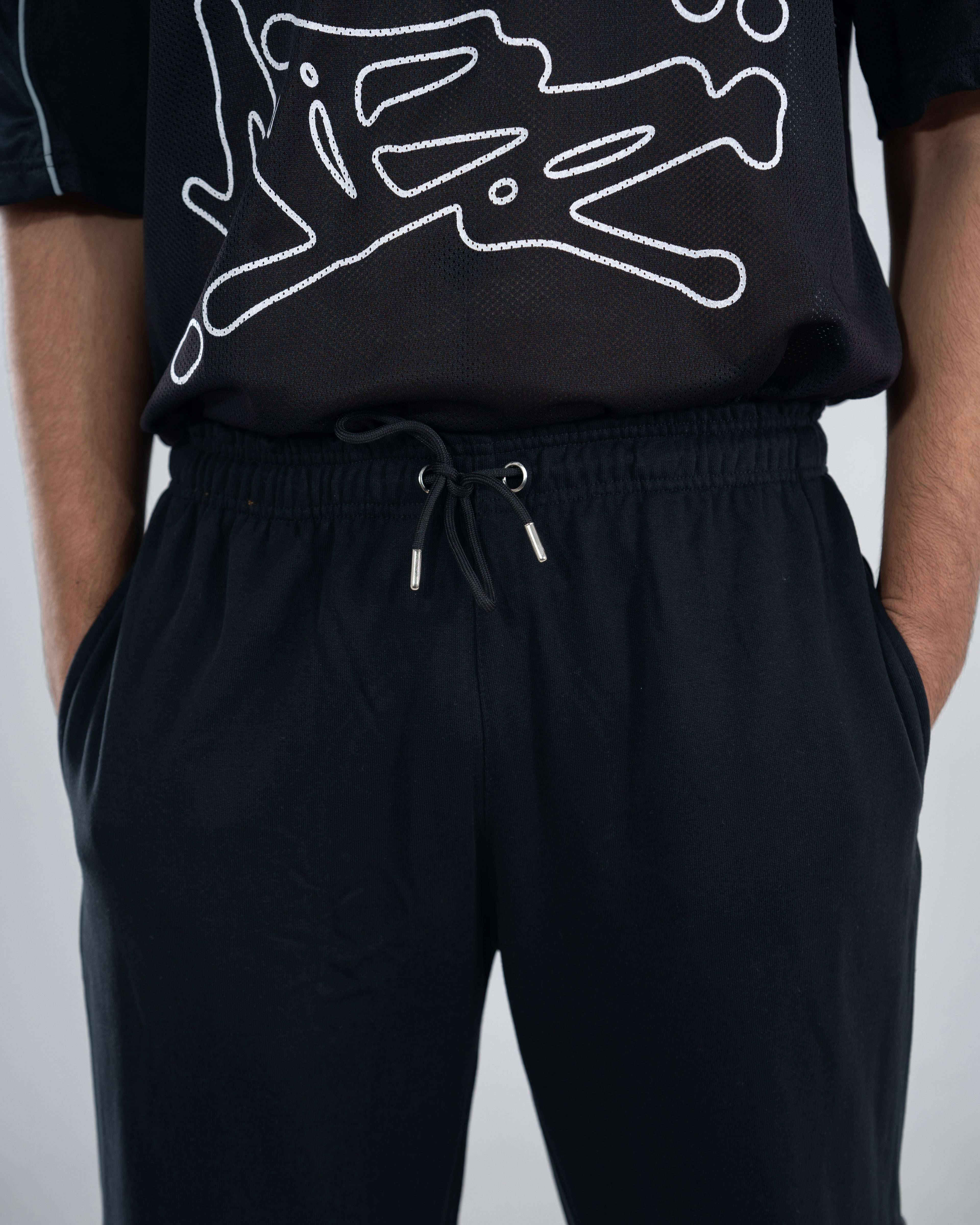Black and Ash Joggers Pant