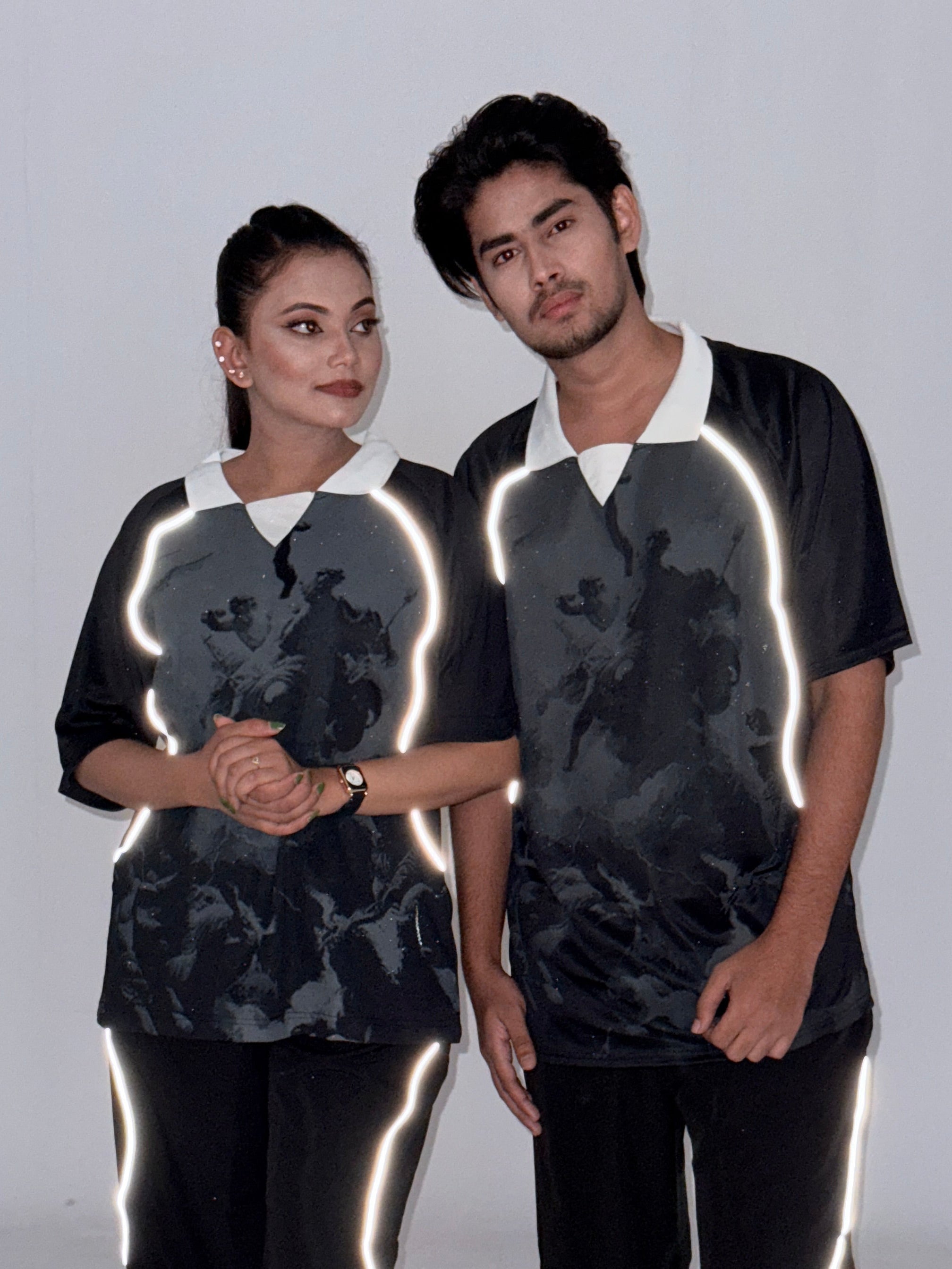 Oversized Polo Style Jersey
