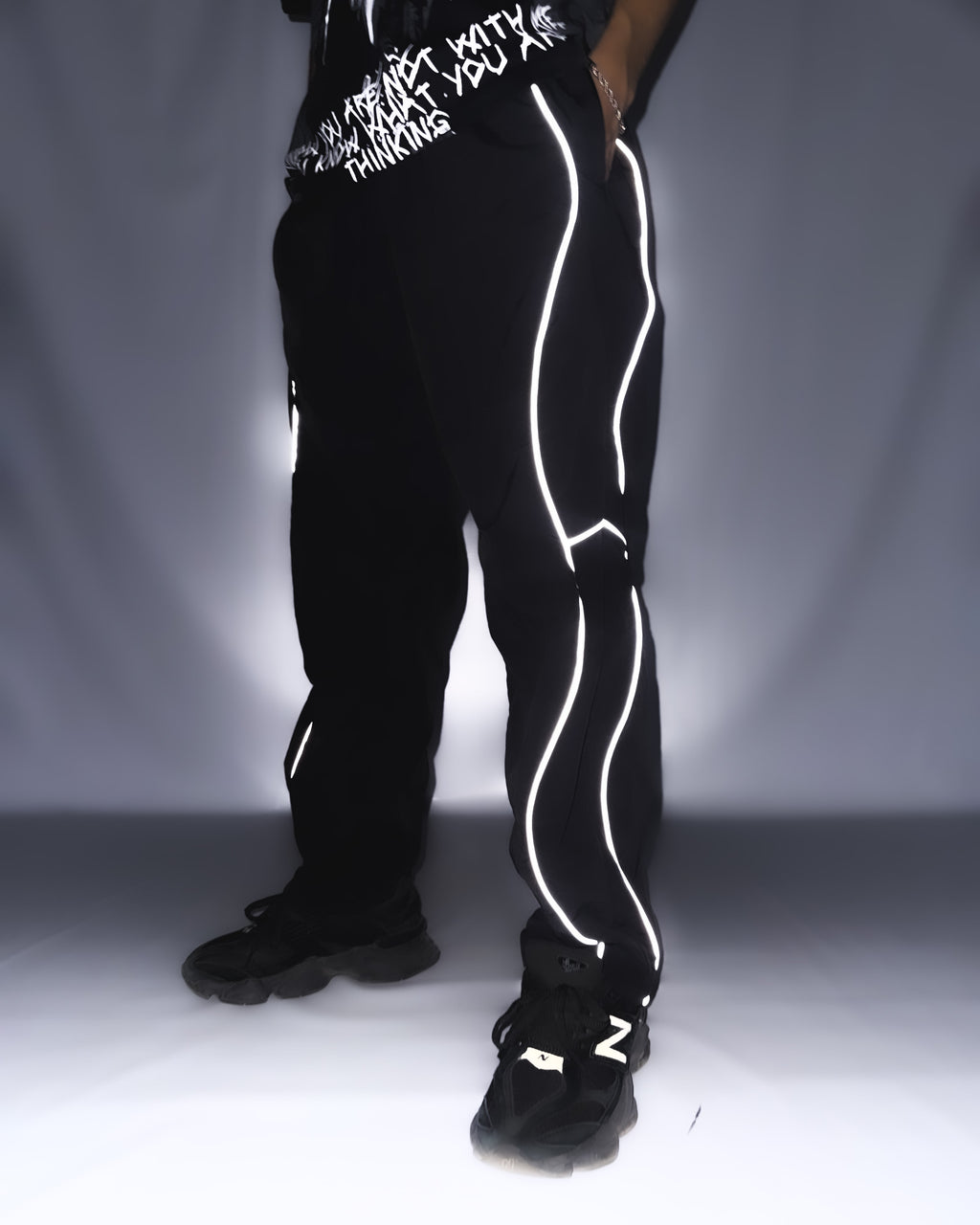Stripe Baggy Pants