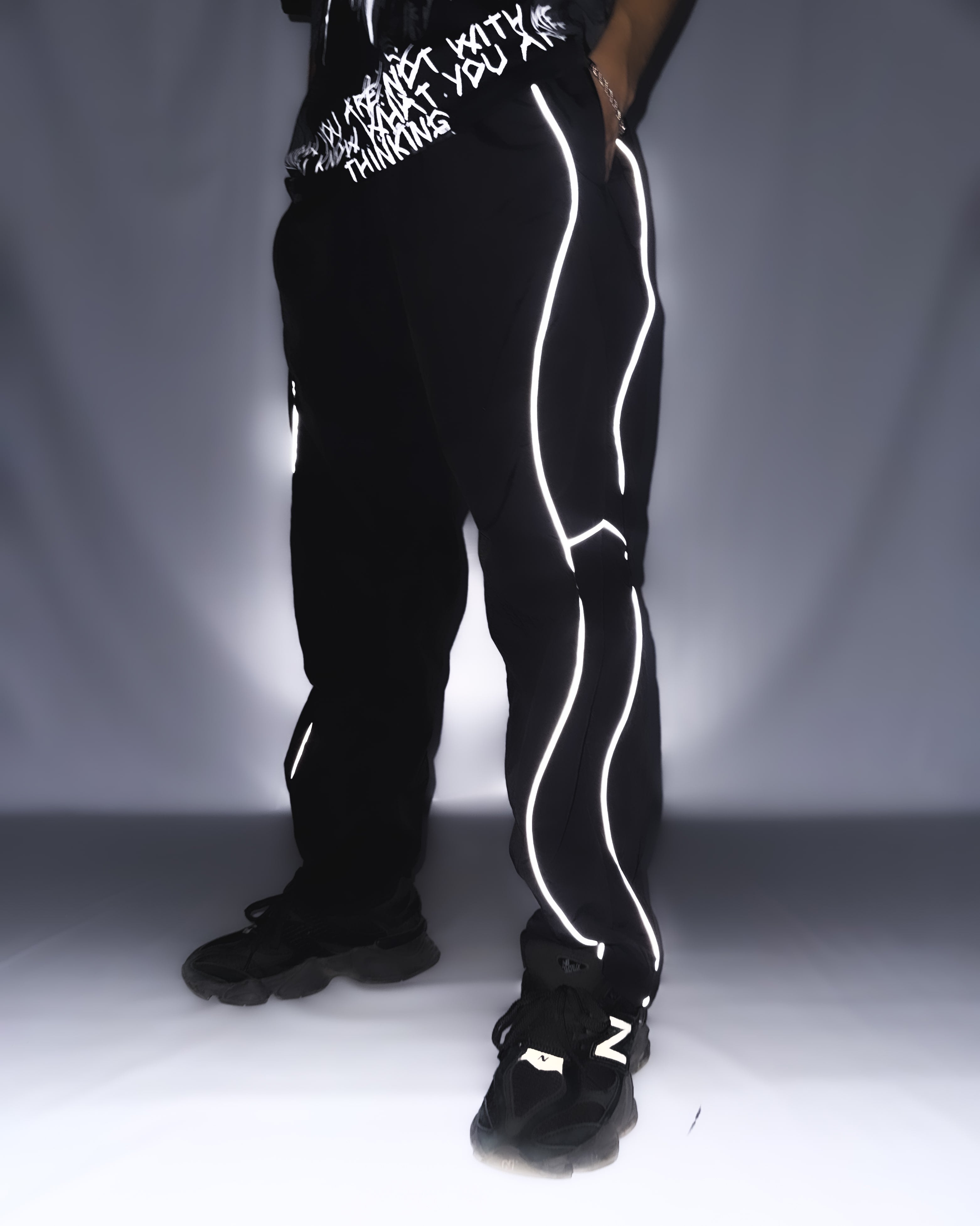 Stripe Baggy Pants