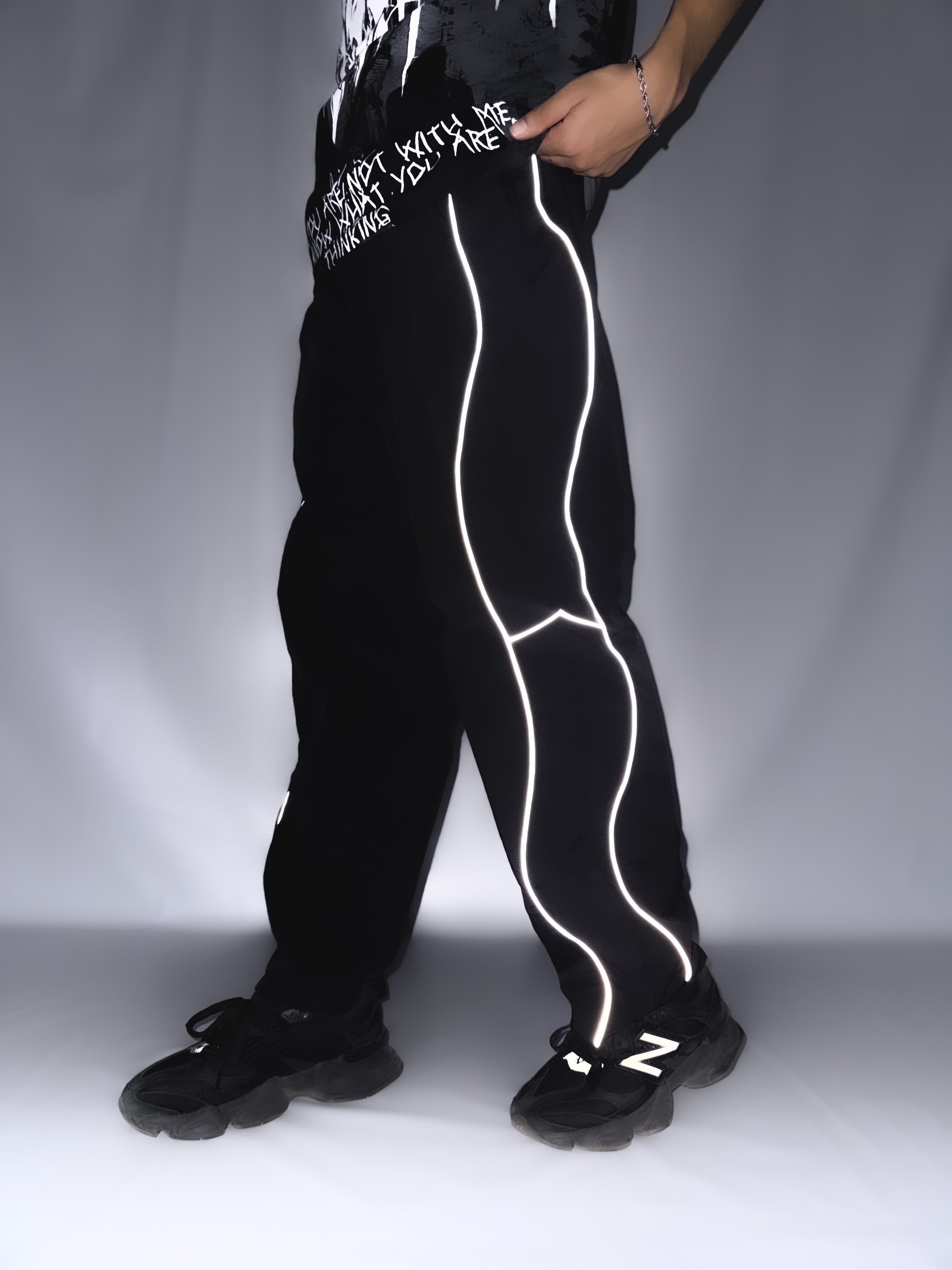 Stripe Baggy Pants