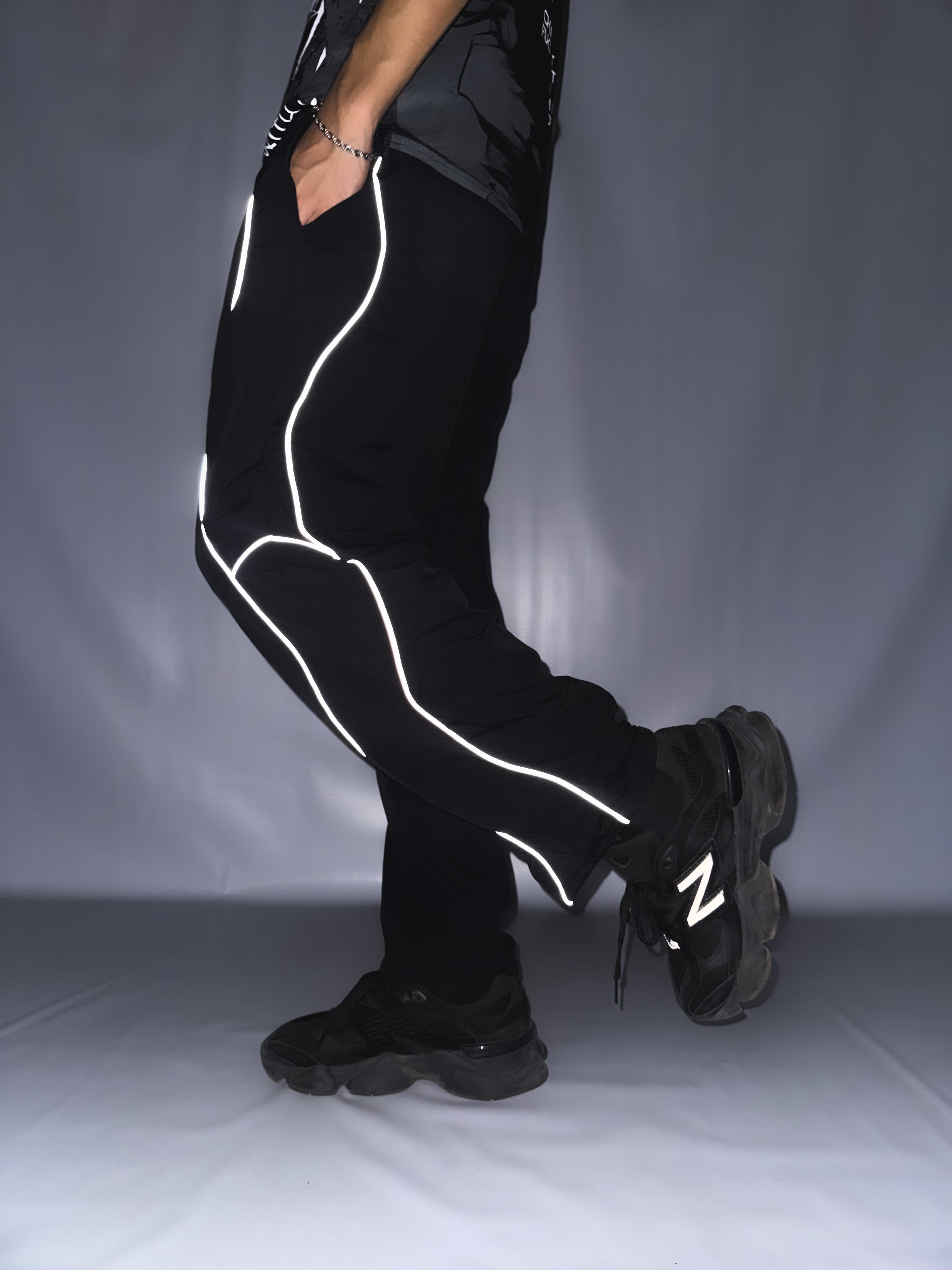 Stripe Baggy Pants