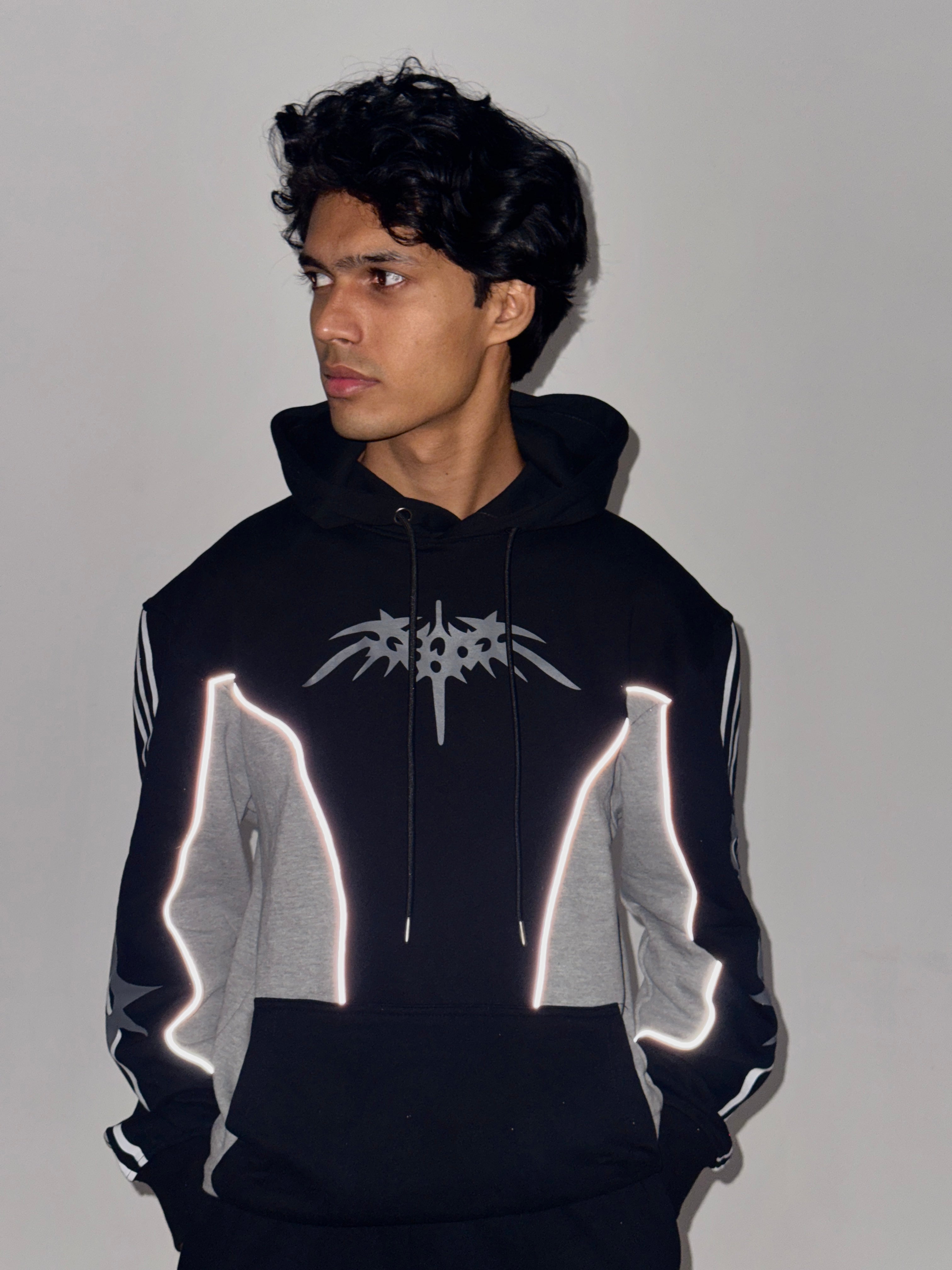 Black And Grey Hoodie