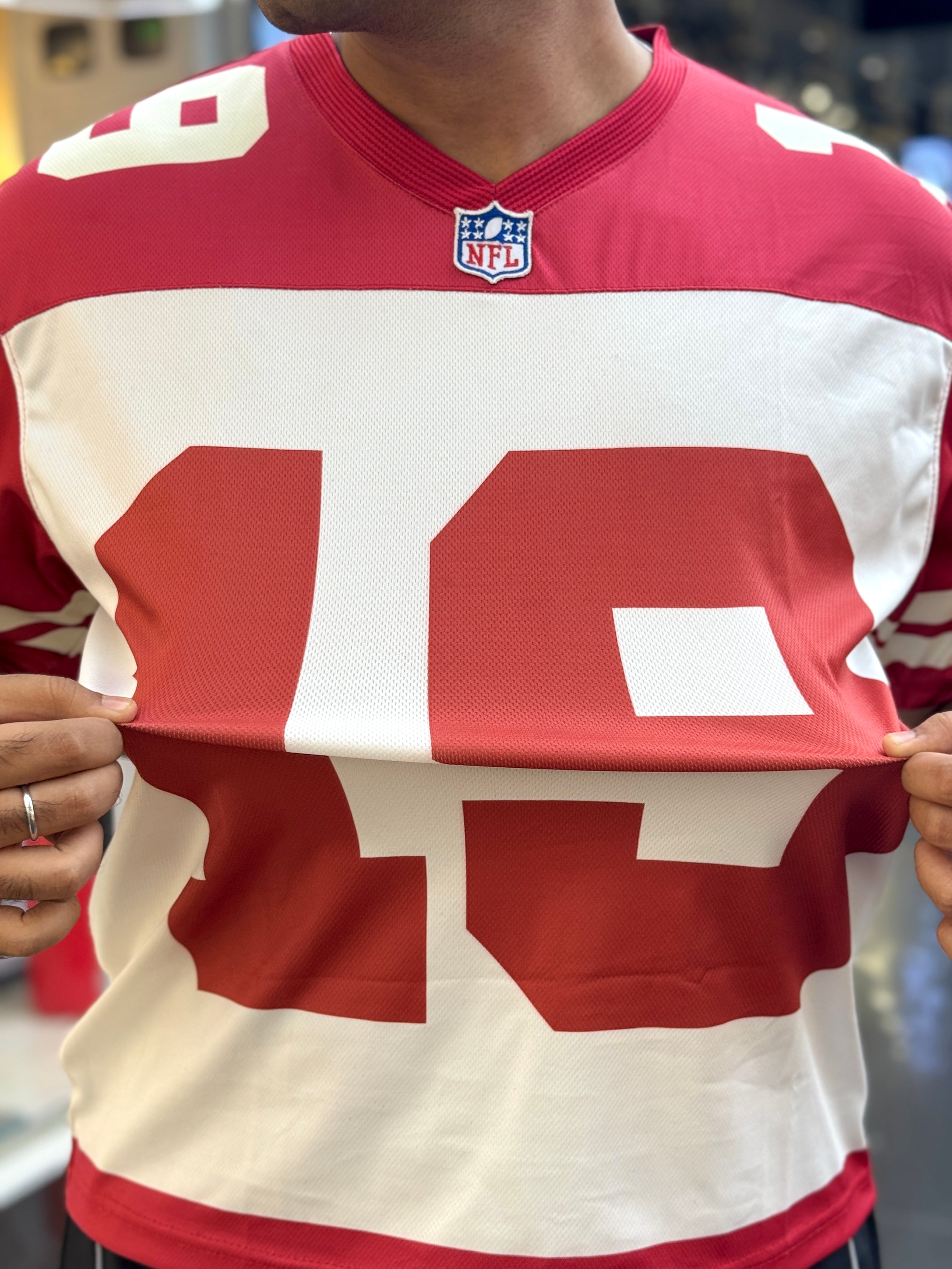 Red 19 NFL Jersey