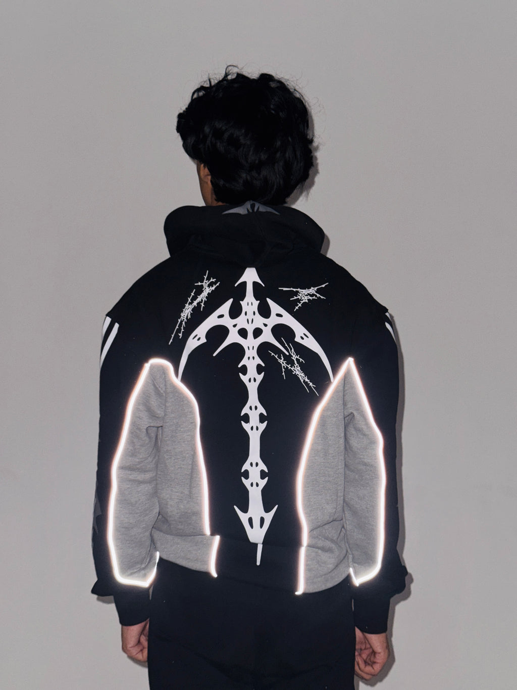 Black And Grey Hoodie