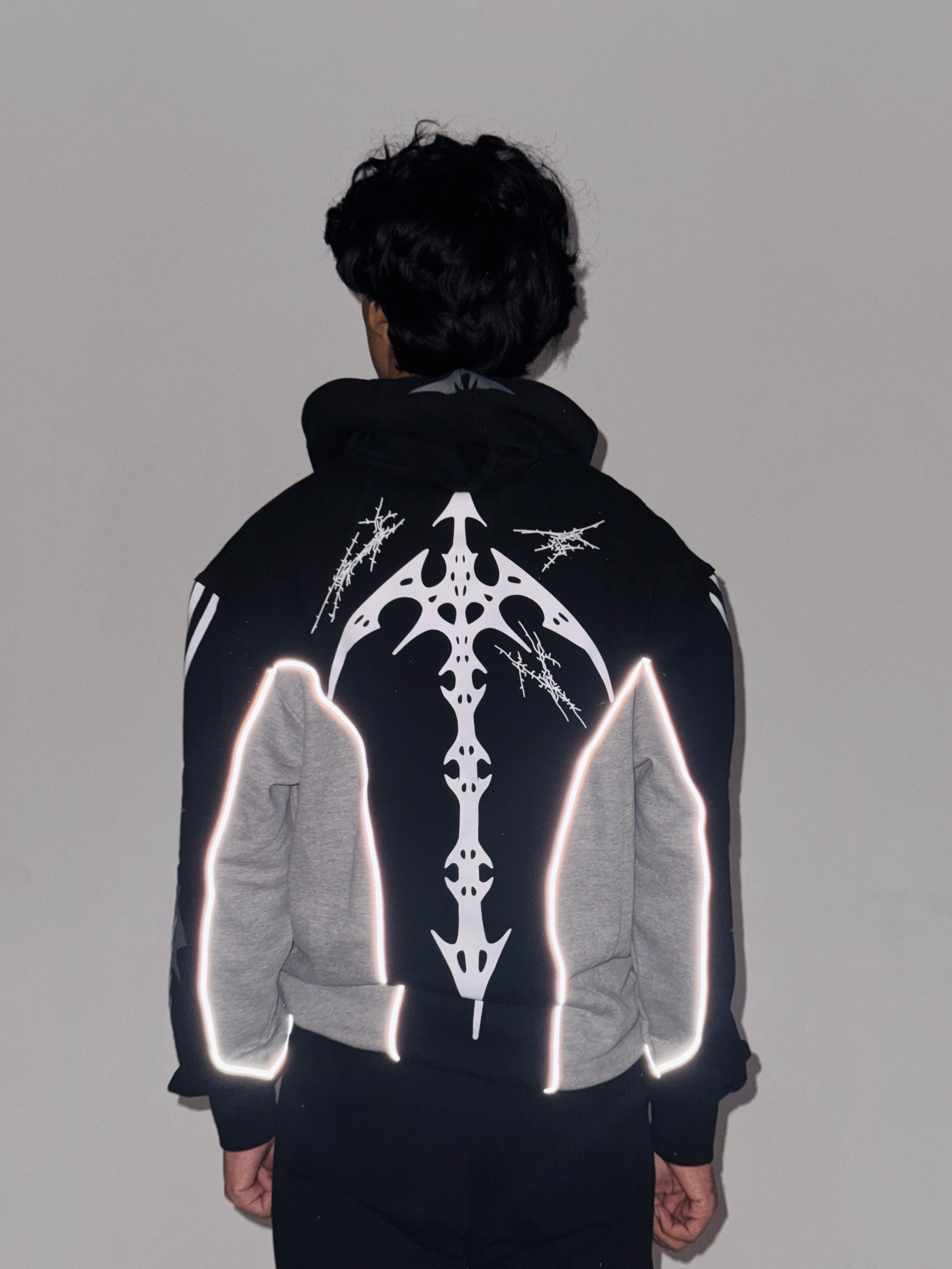 Black And Grey Hoodie