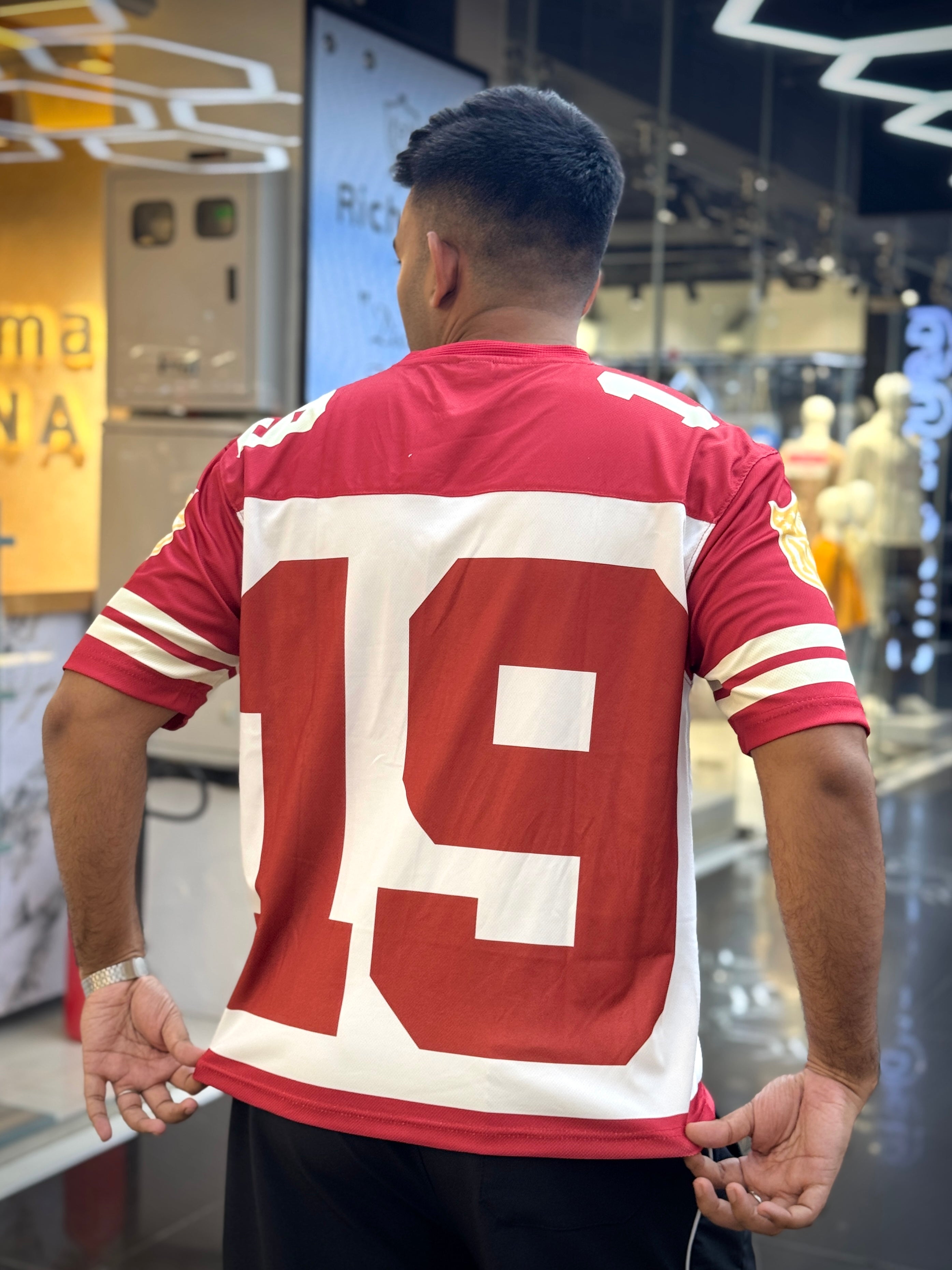 Red 19 NFL Jersey