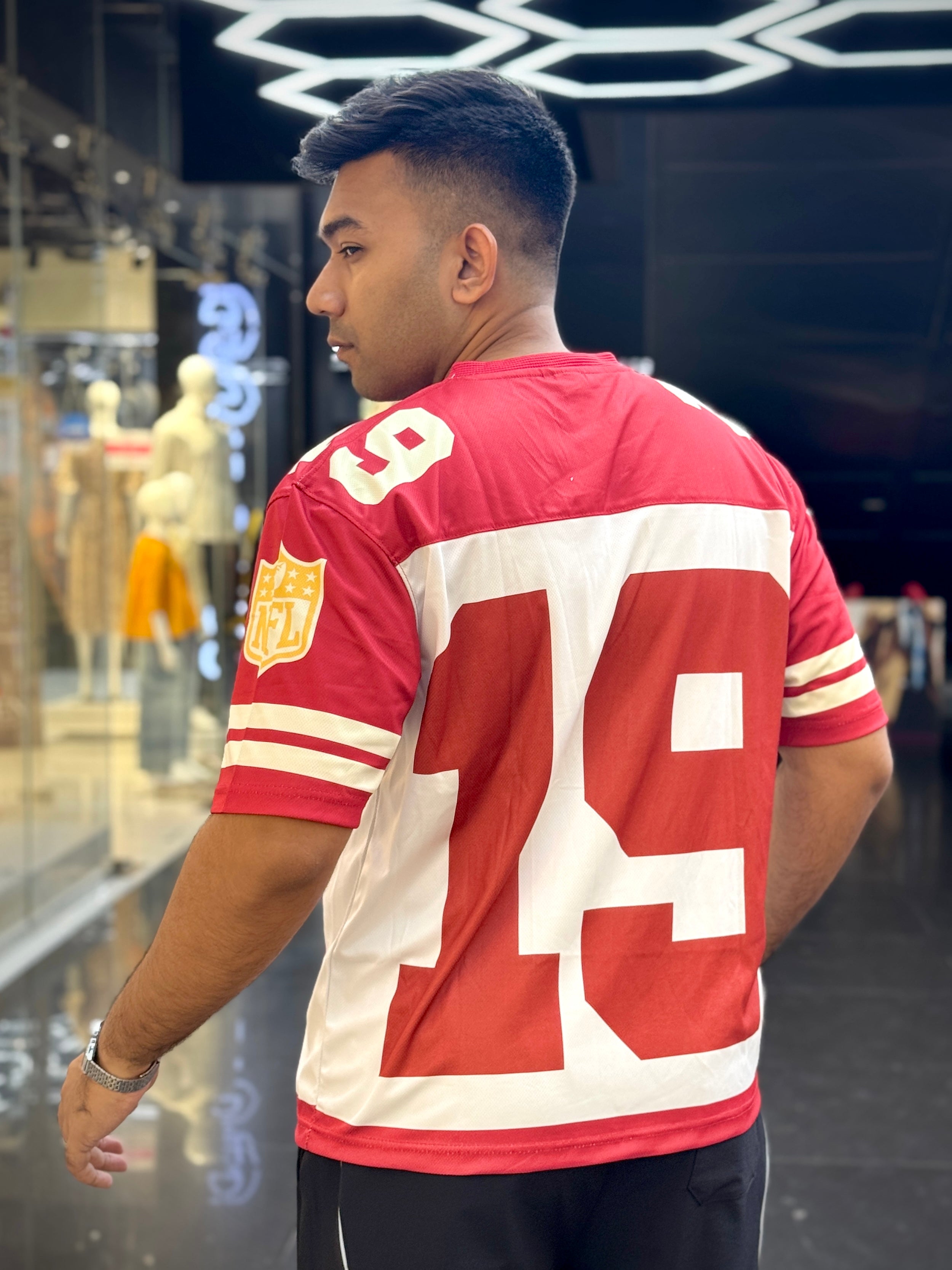 Red 19 NFL Jersey