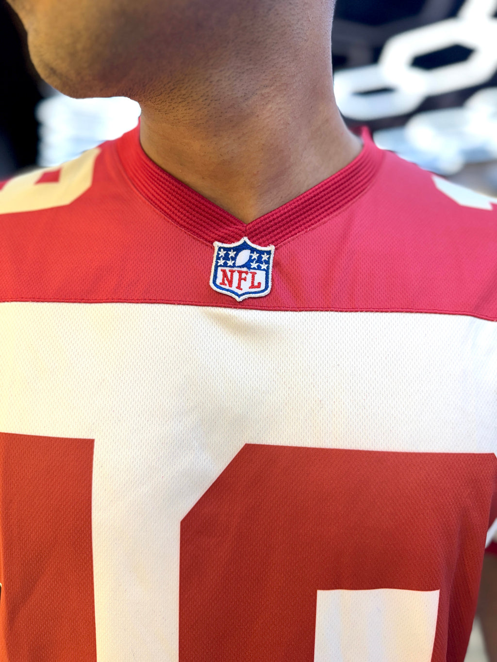 Red 19 NFL Jersey