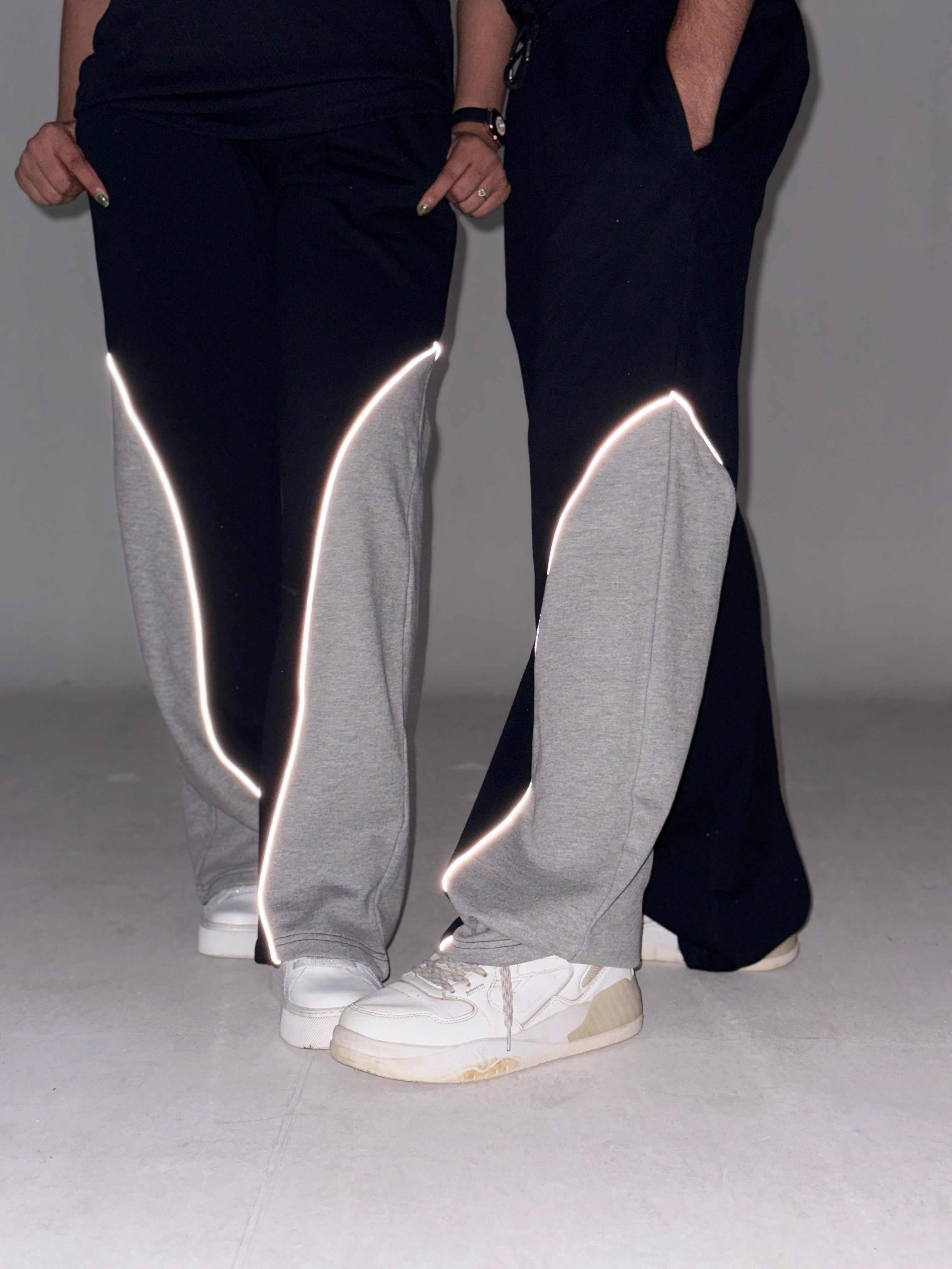 Black and Ash Joggers Pant