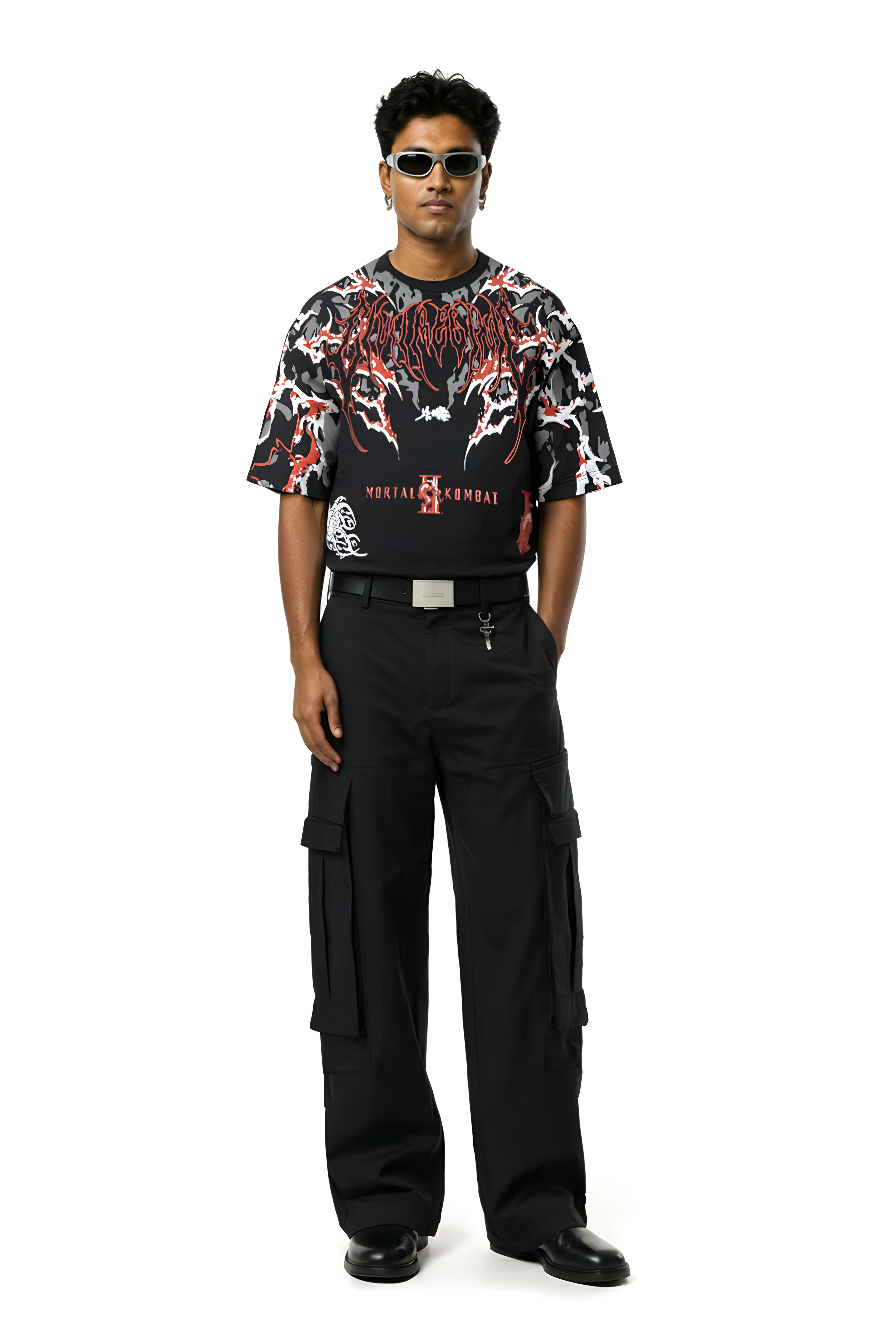 Mortal Kombat Drop Shoulder T-Shirt