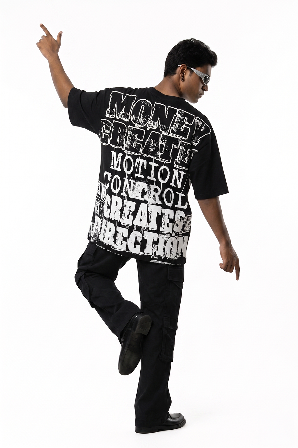 Money Motion Drop Shoulder T-Shirt