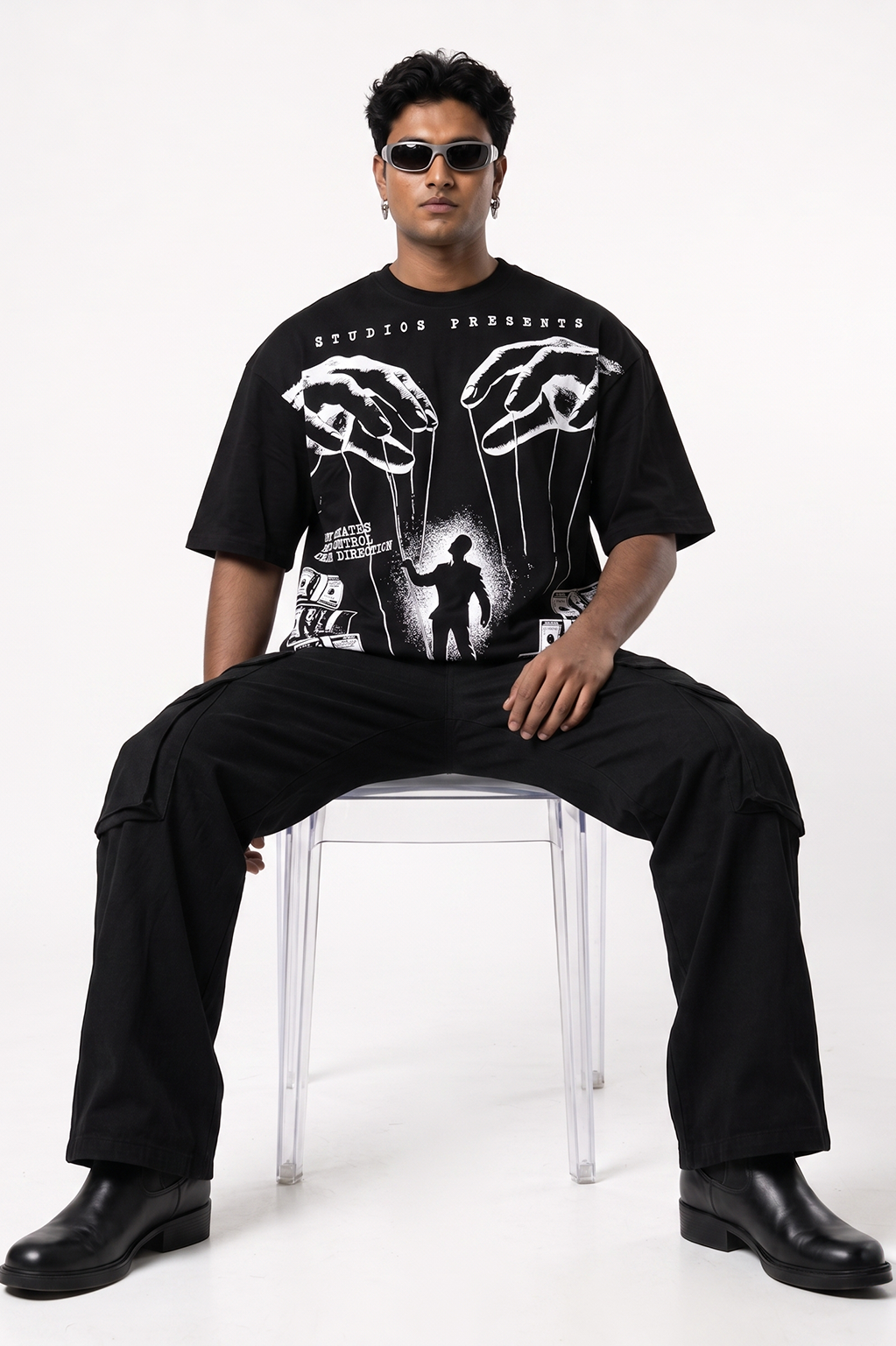Money Motion Drop Shoulder T-Shirt