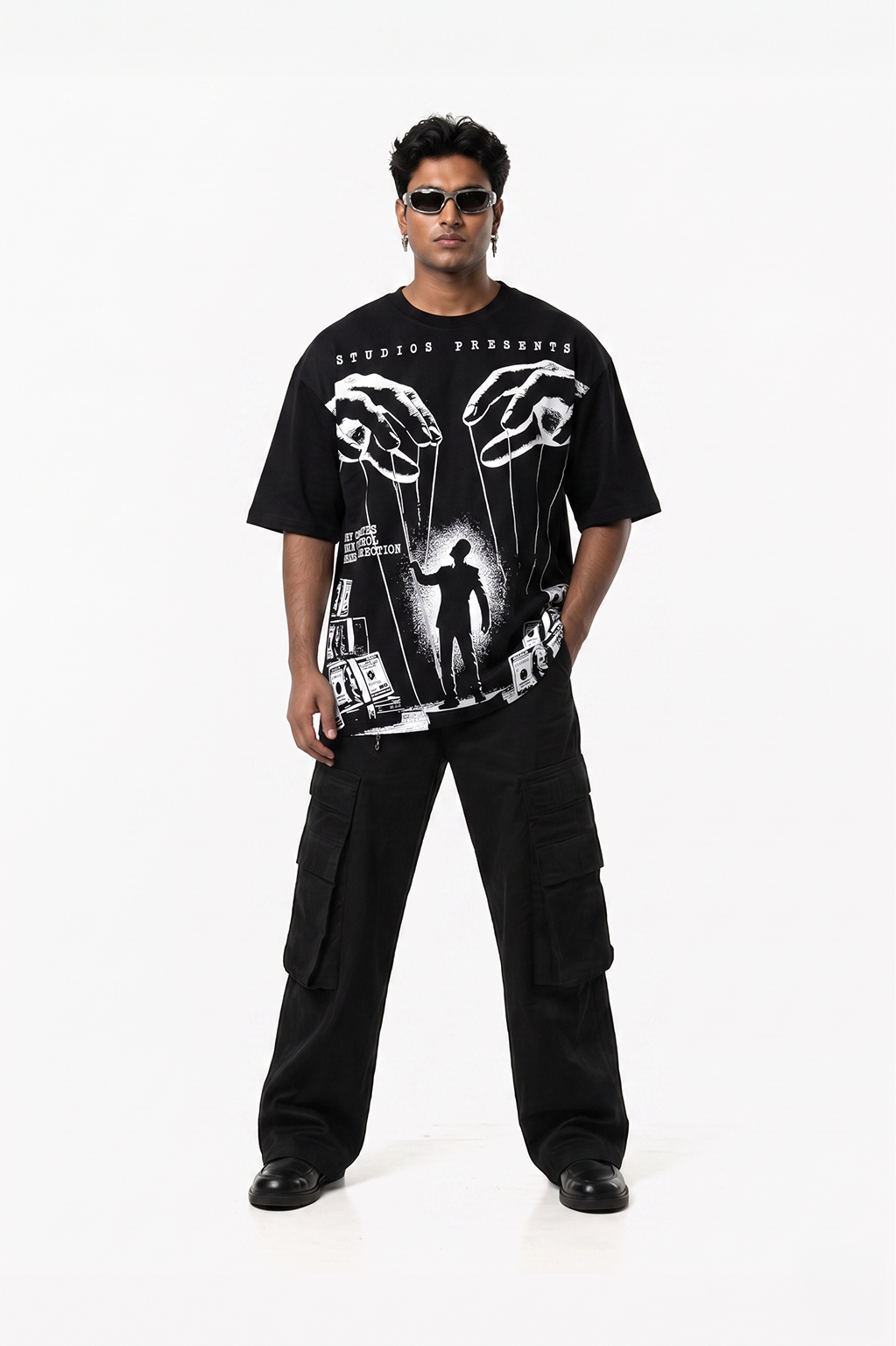 Money Motion Drop Shoulder T-Shirt