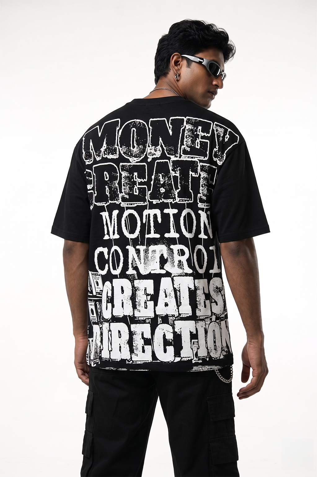 Money Motion Drop Shoulder T-Shirt