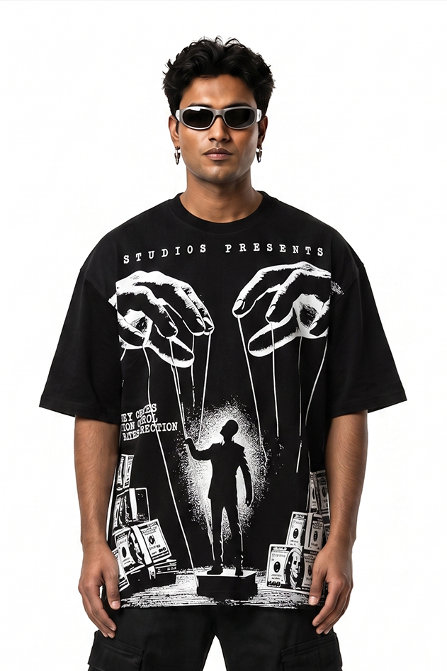 Money Motion Drop Shoulder T-Shirt