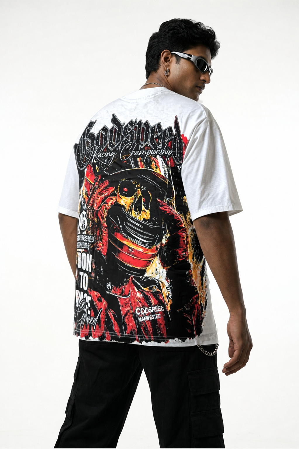 G0dSpeed Gray Drop Shoulder T-Shirt