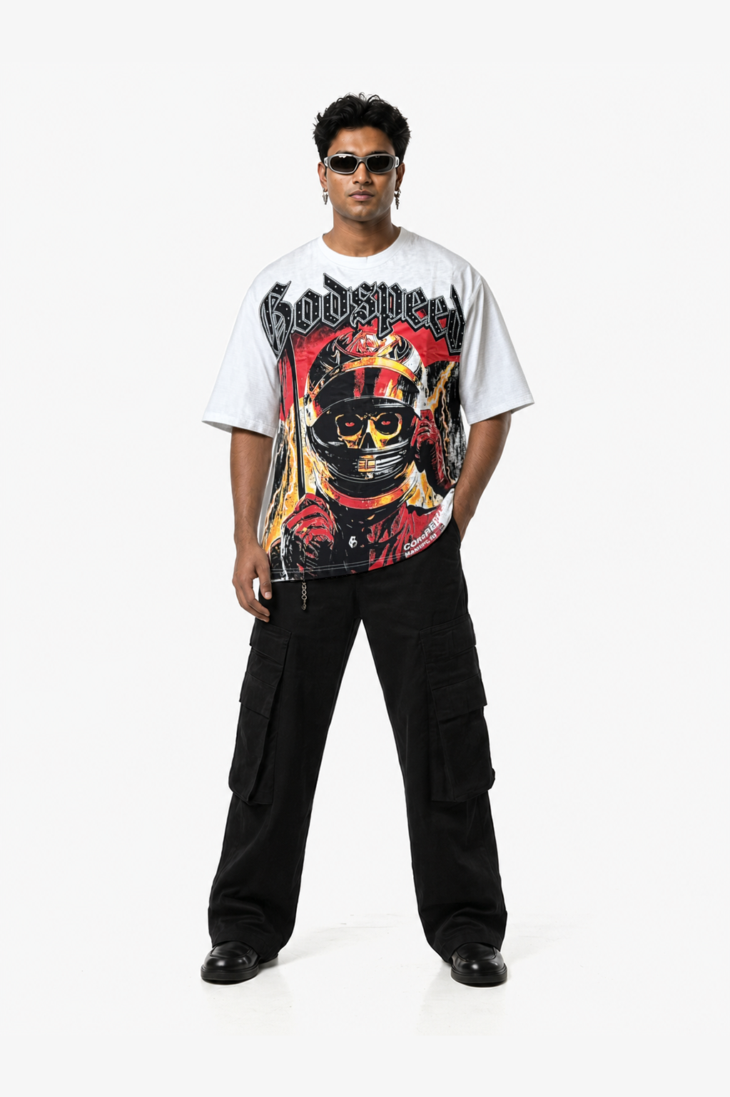 G0dSpeed Gray Drop Shoulder T-Shirt