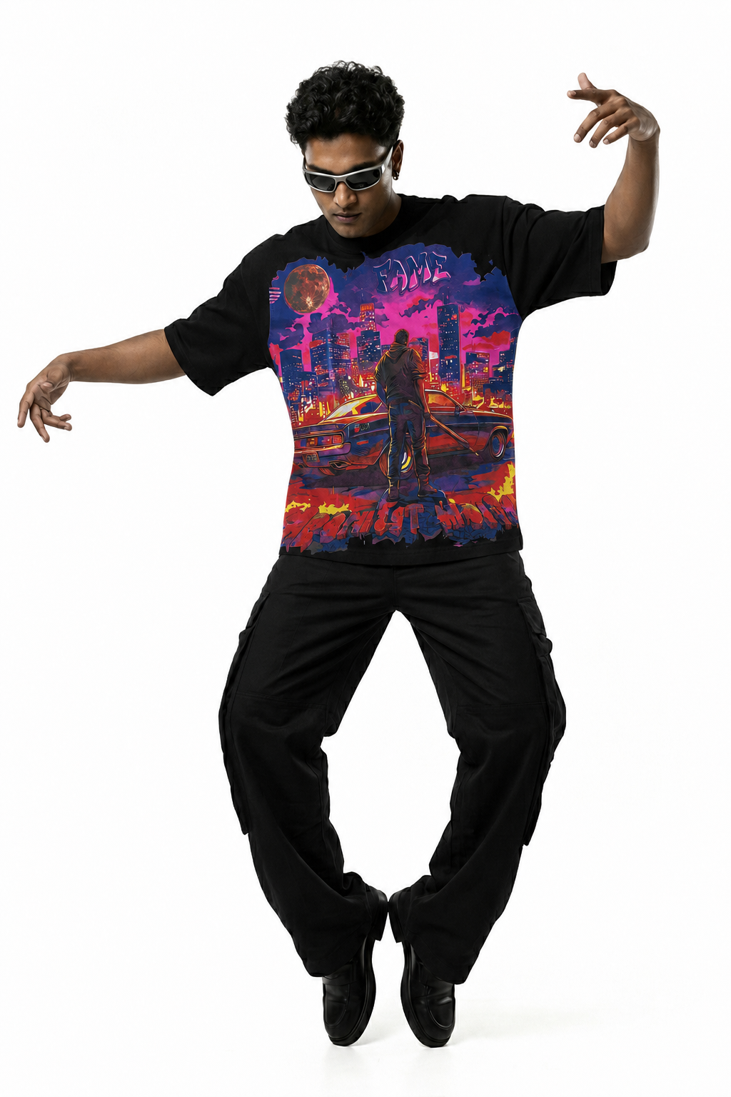 Against The World Drop Shoulder T-Shirt