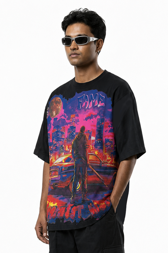 Against The World Drop Shoulder T-Shirt