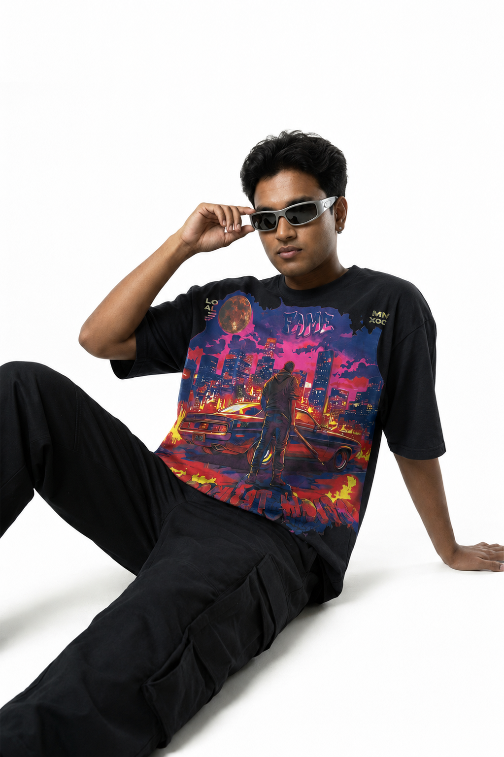 Against The World Drop Shoulder T-Shirt