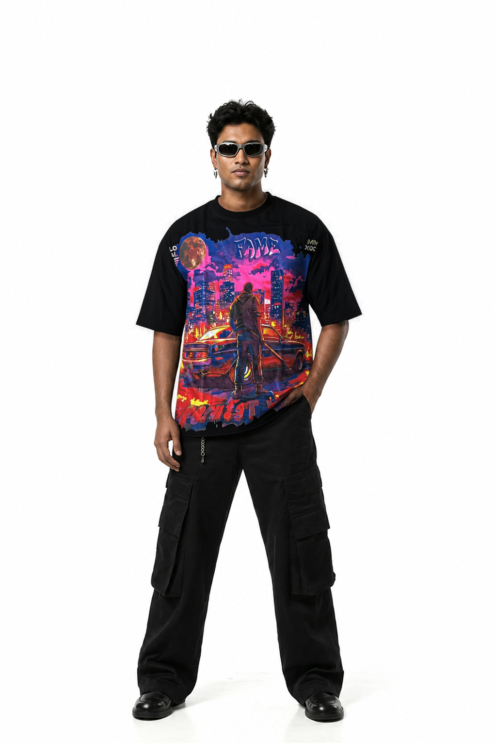 Against The World Drop Shoulder T-Shirt