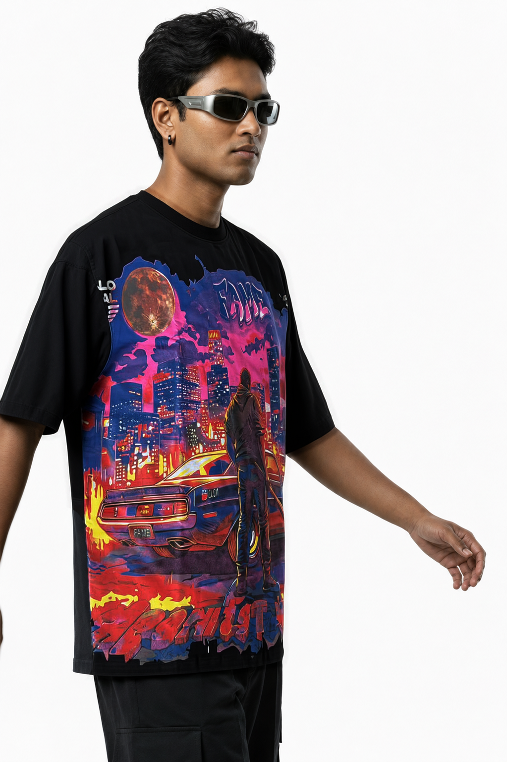 Against The World Drop Shoulder T-Shirt