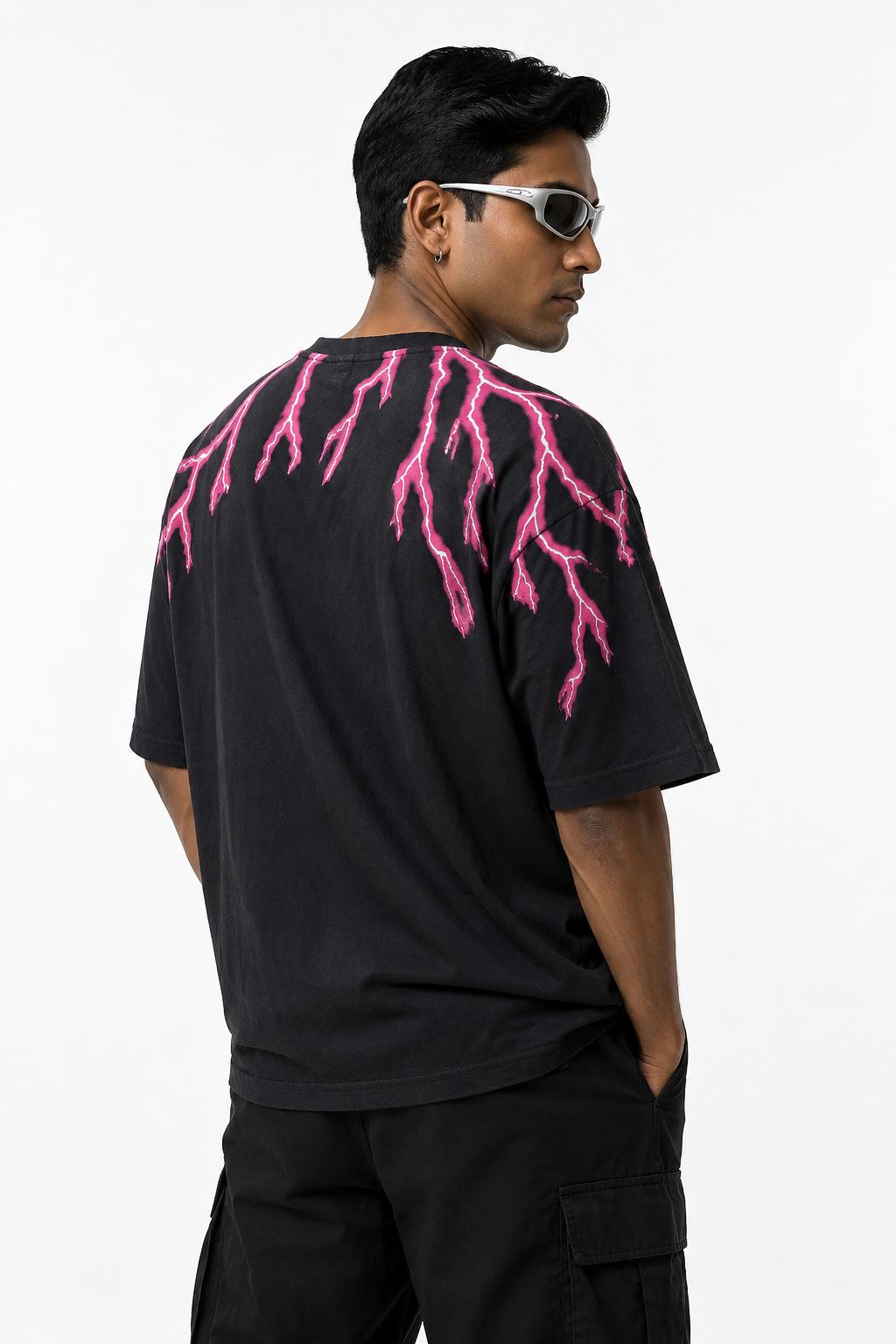 Thunder Black Panther Drop Shoulder T-Shirt