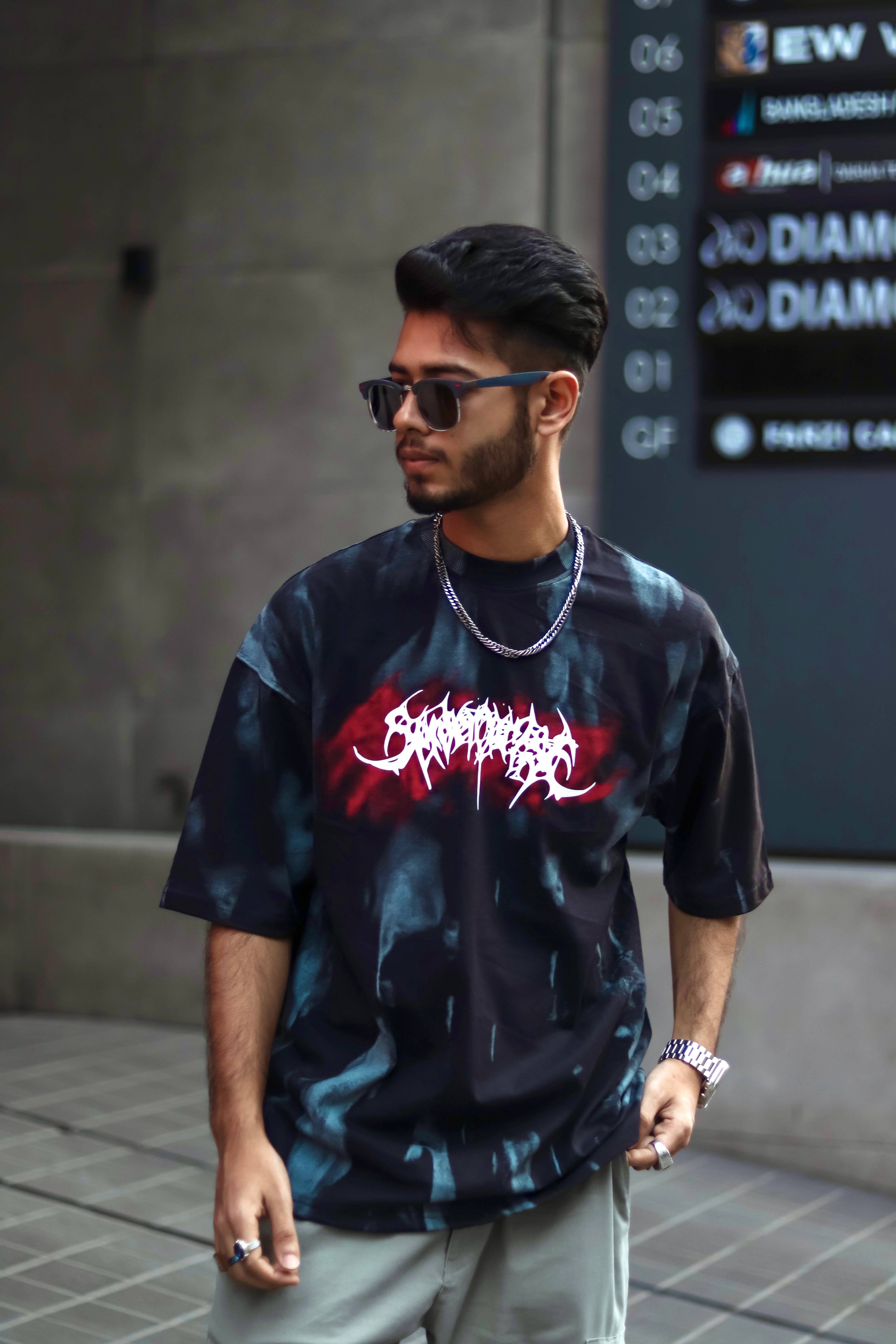 Smoke Drop Shoulder T-Shirt