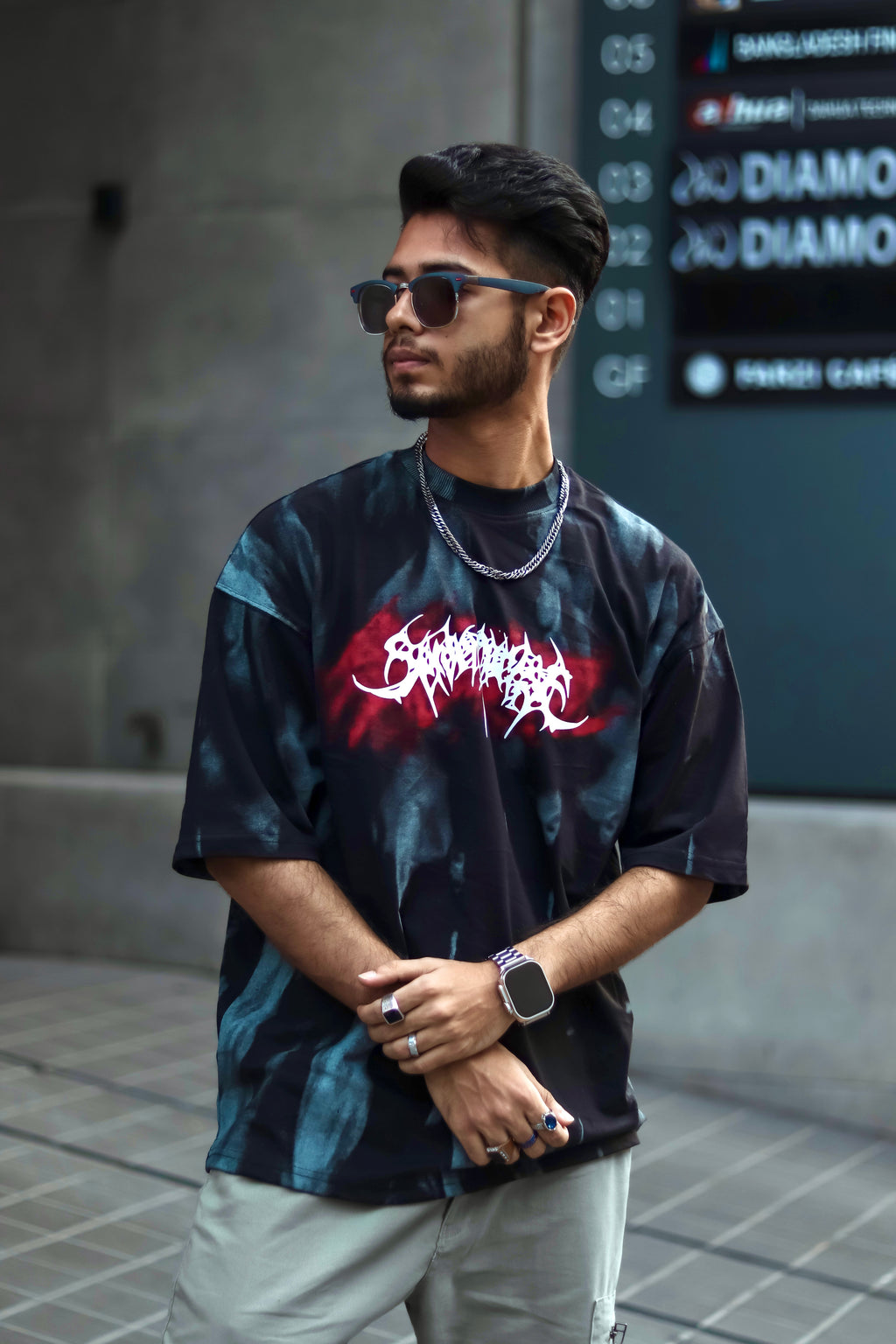 Smoke Drop Shoulder T-Shirt