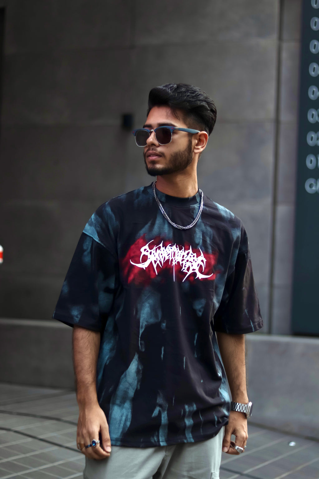 Smoke Drop Shoulder T-Shirt
