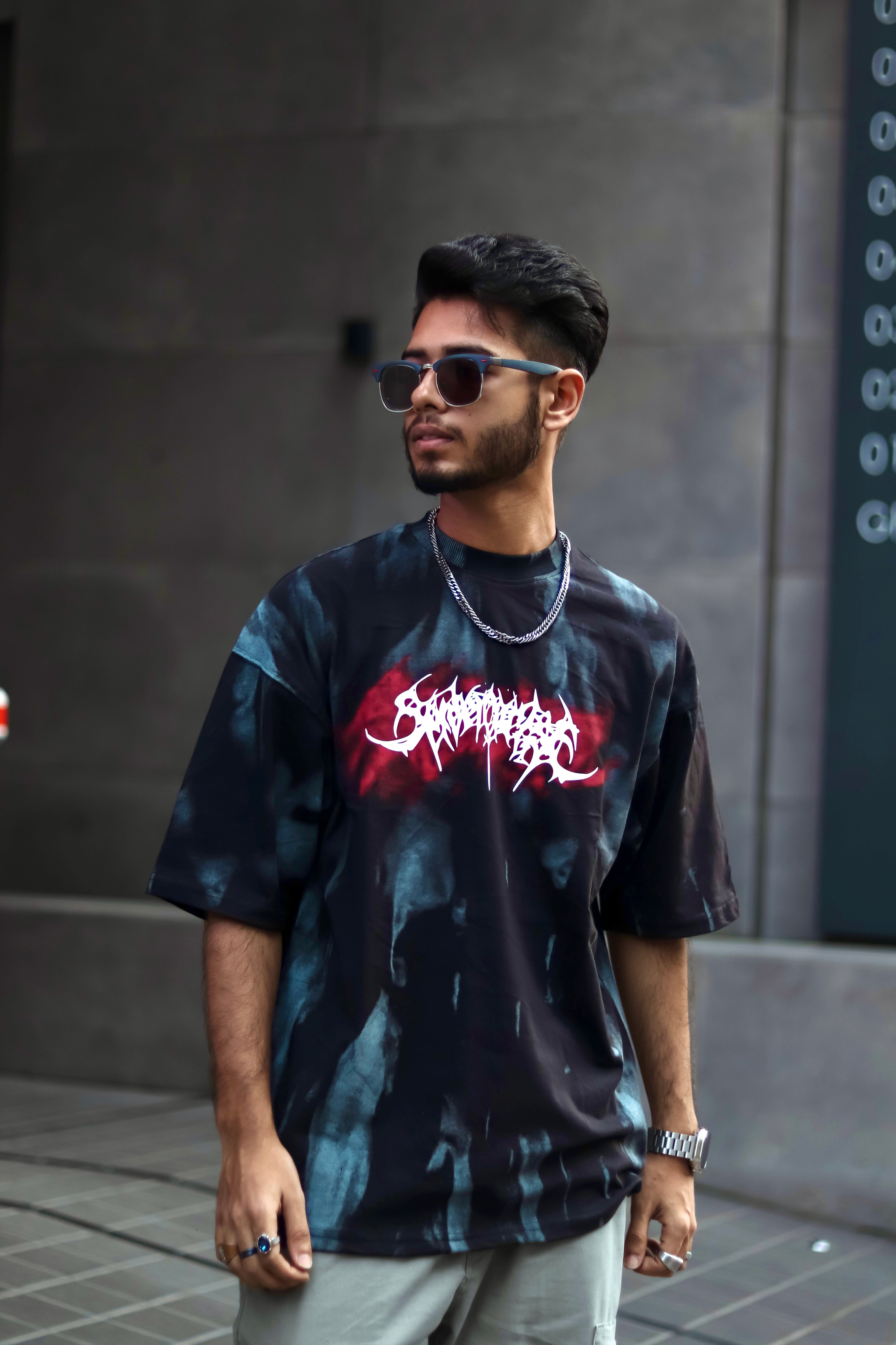 Smoke Drop Shoulder T-Shirt