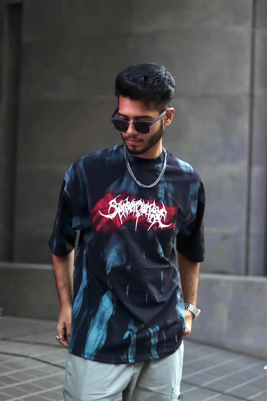 Smoke Drop Shoulder T-Shirt