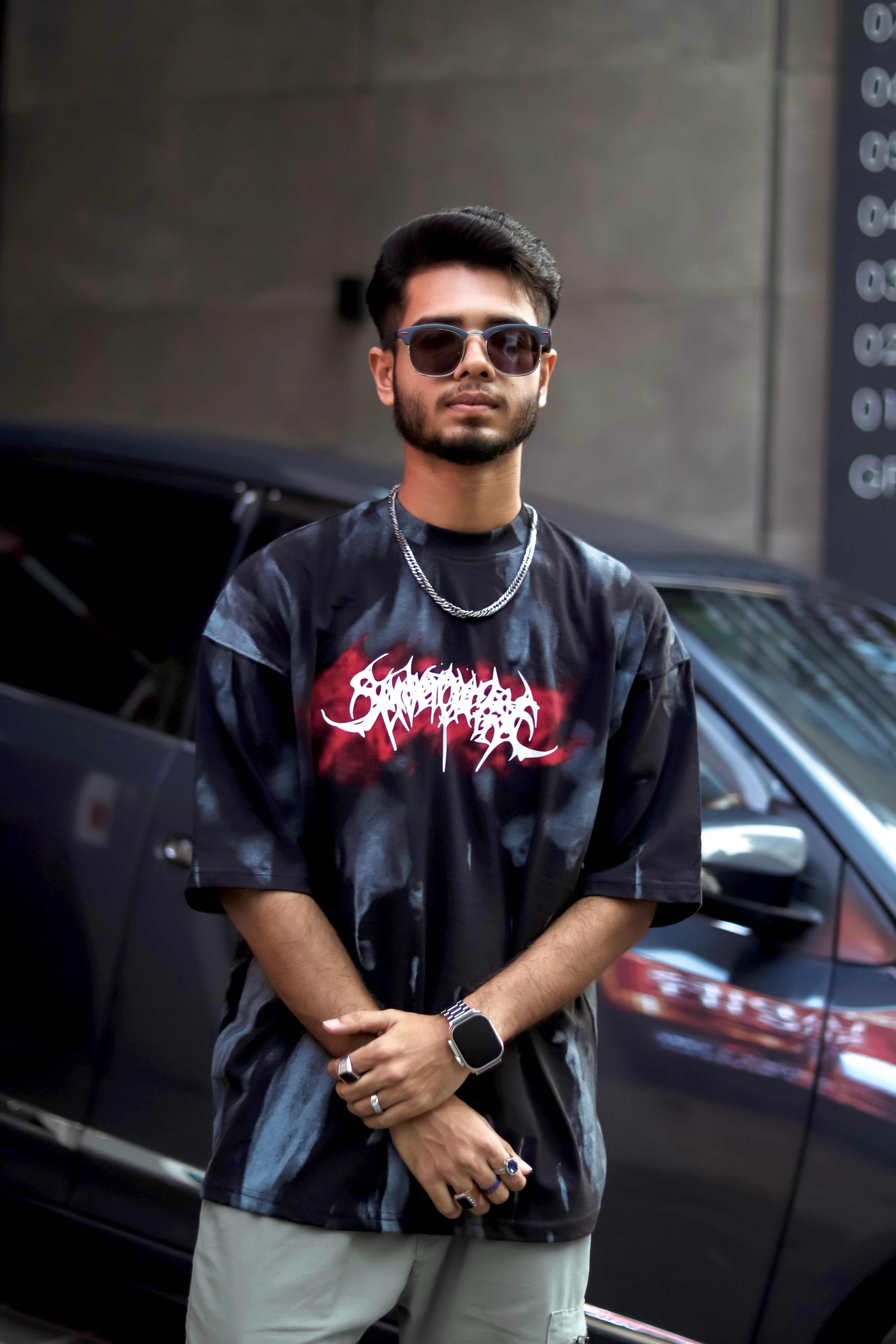 Smoke Drop Shoulder T-Shirt