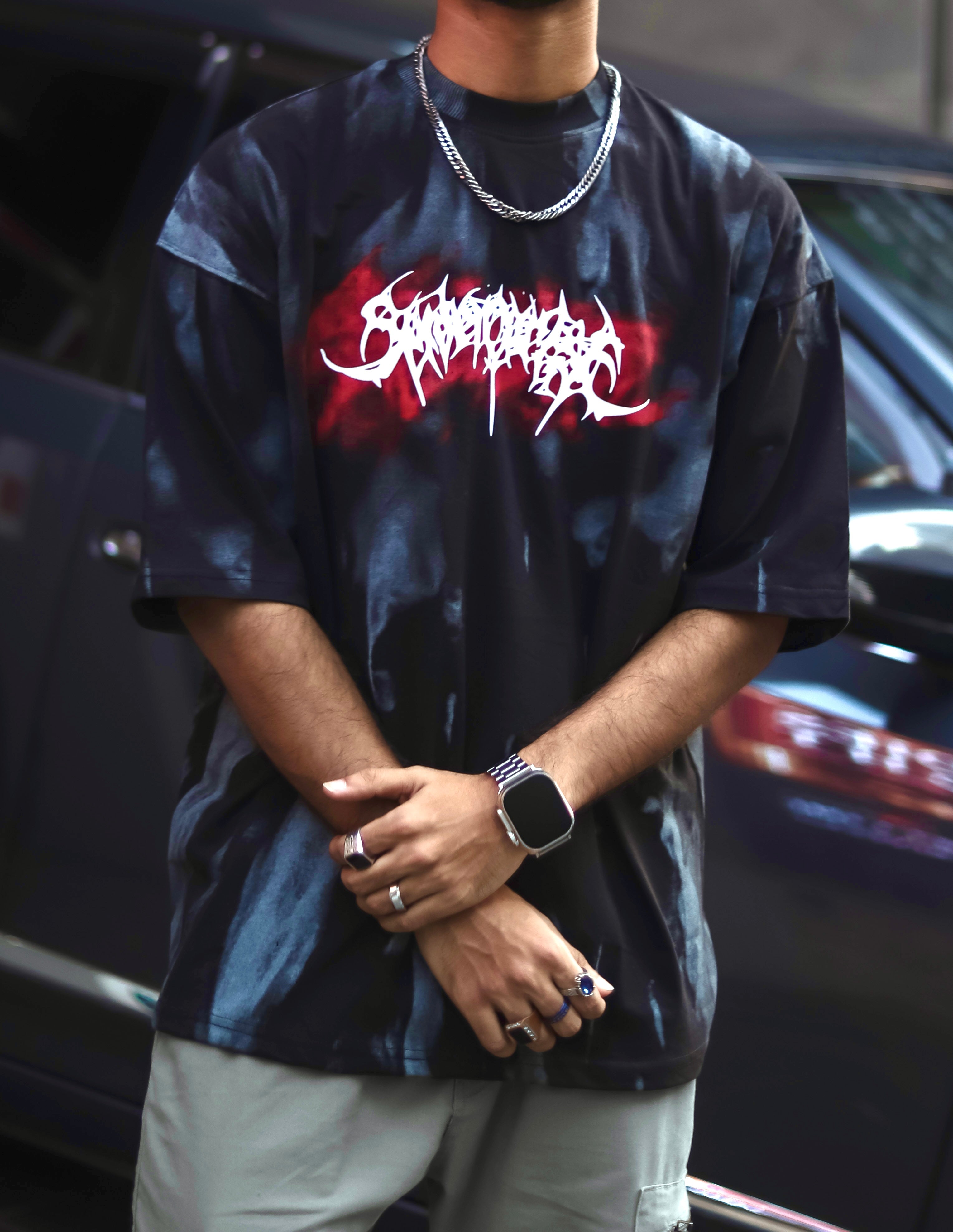 Smoke Drop Shoulder T-Shirt