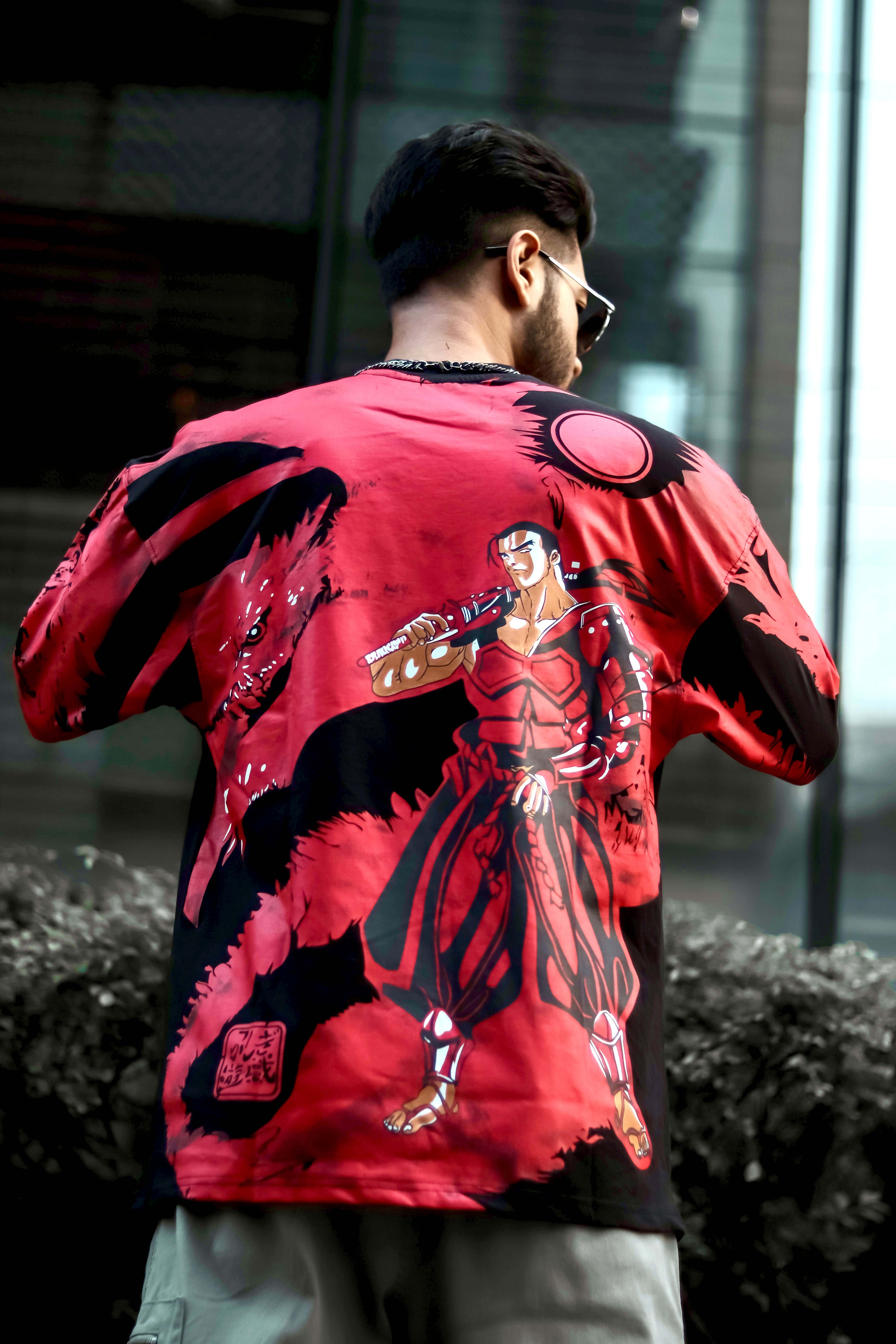 Limited Edition Samurai Drop Shoulder T-Shirt – Fame Clothing