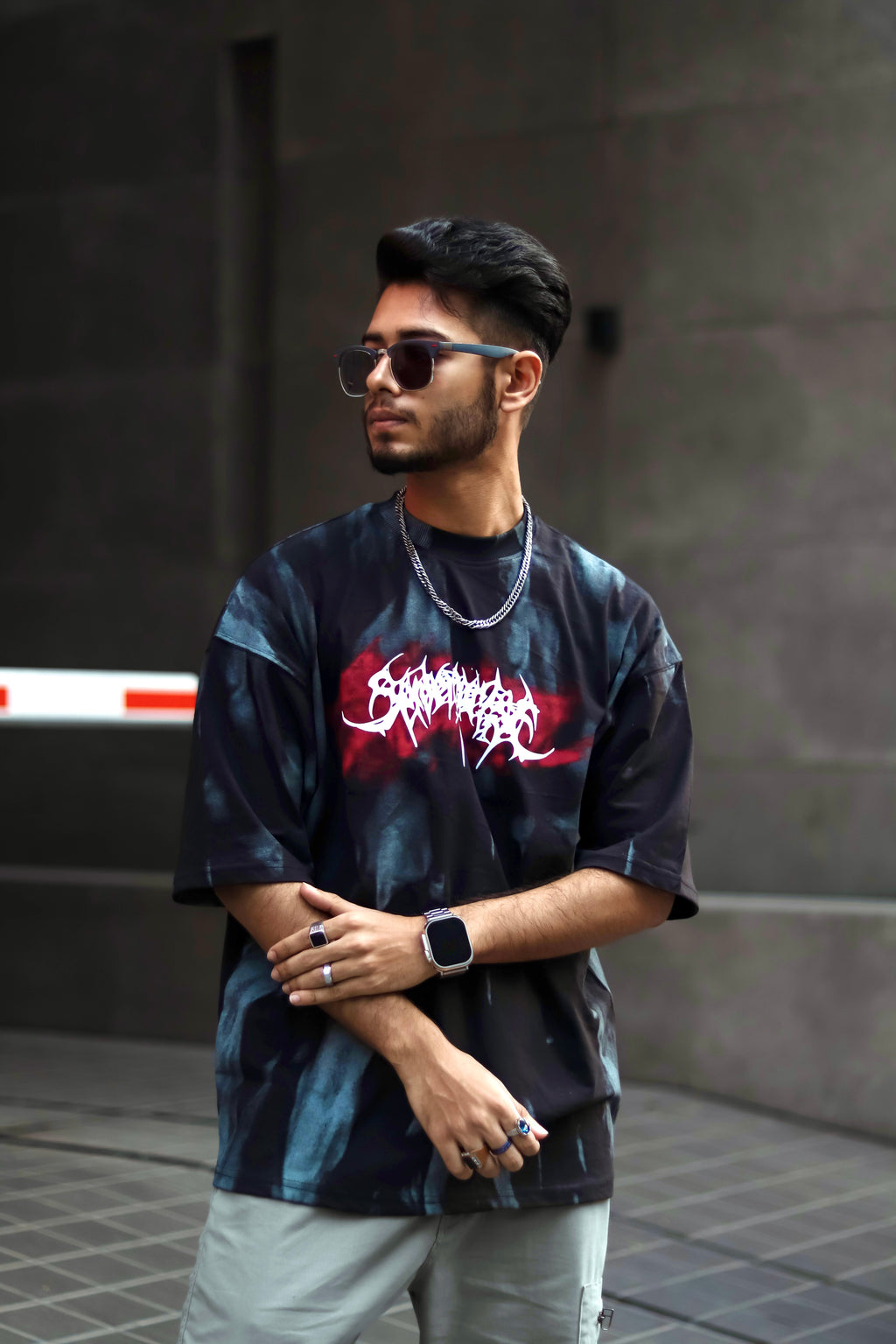 Smoke Drop Shoulder T-Shirt