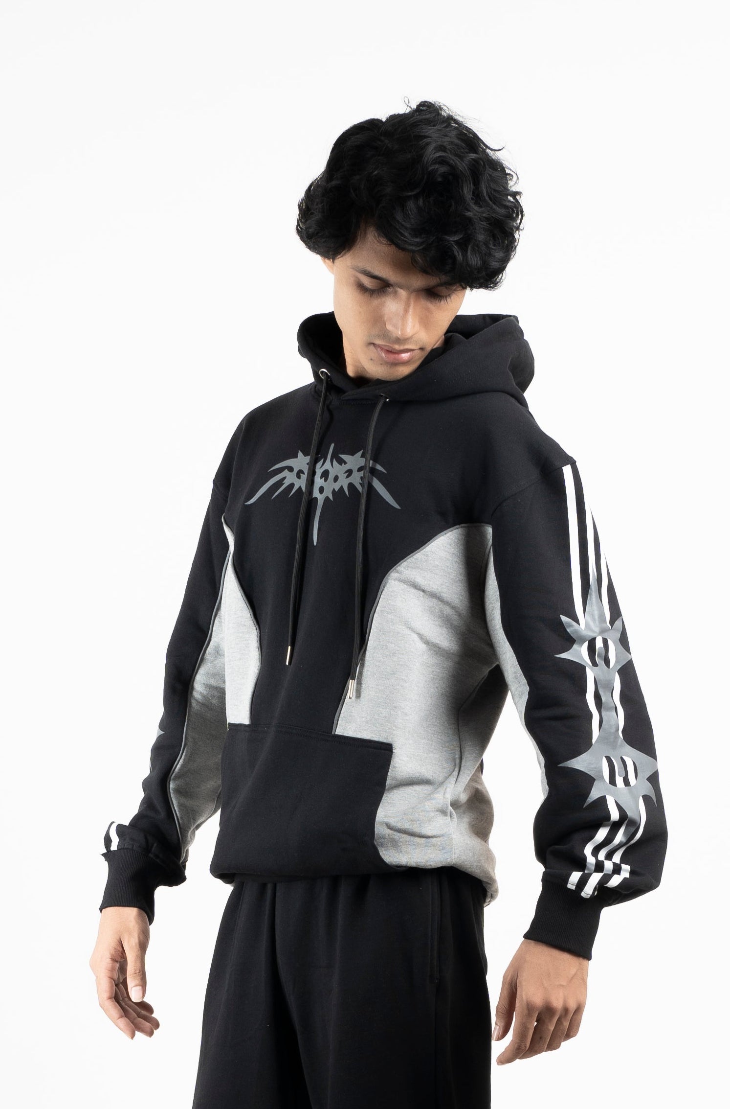 Black And Grey Hoodie