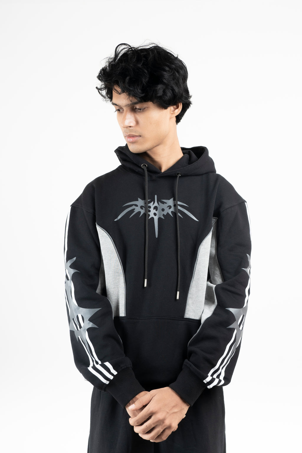 Black And Grey Hoodie