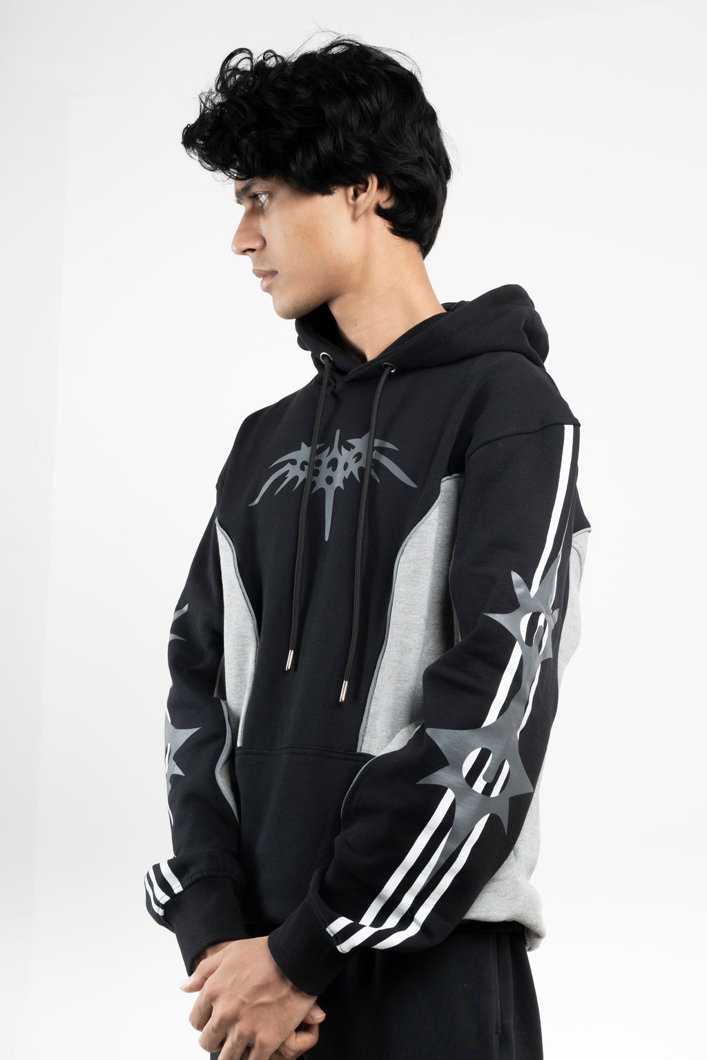 Black And Grey Hoodie